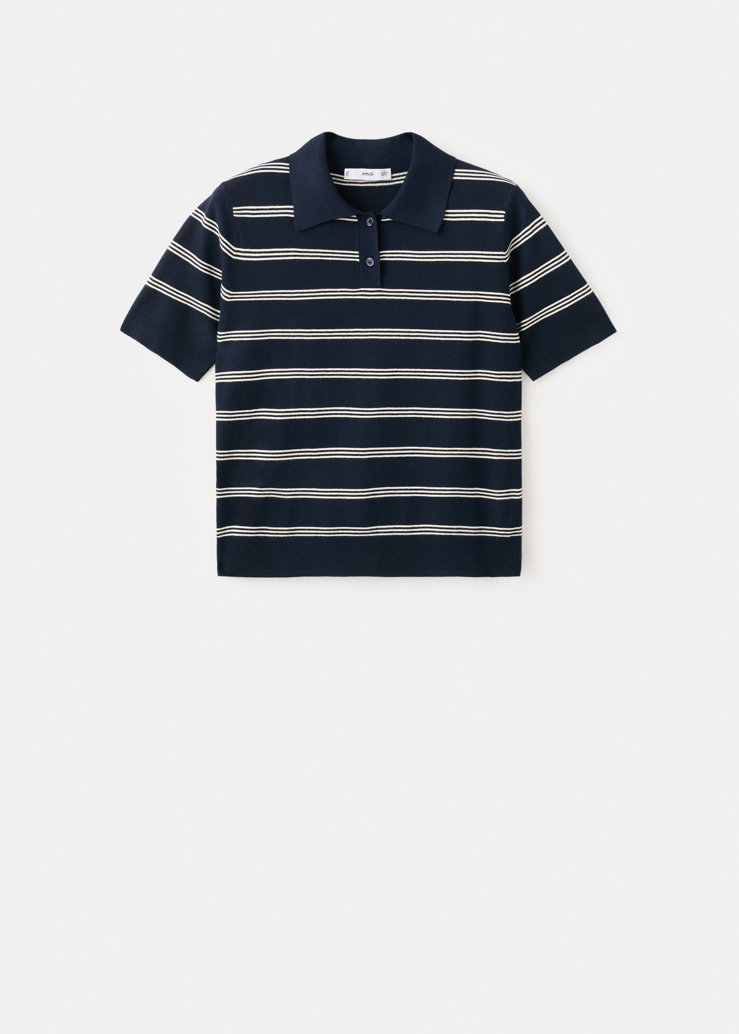 كنزة محبوكة بياقة بولو - منتج دون نموذج