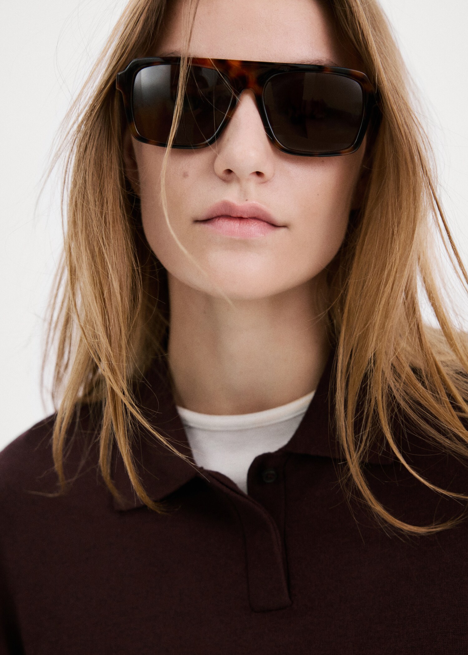 كنزة محبوكة بياقة بولو - تفاصيل المنتج 1