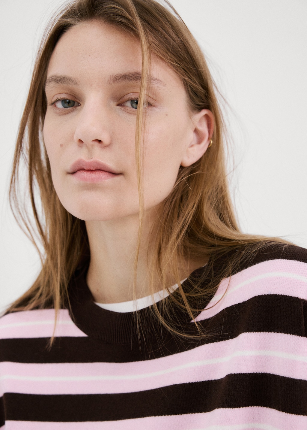 Mango Knit striped sweater
