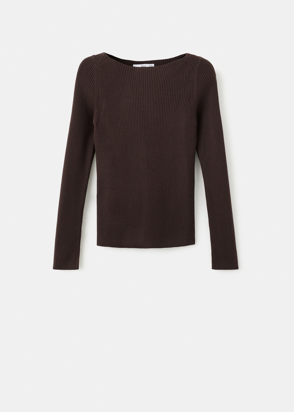 Mango Boat-neck knitted sweater