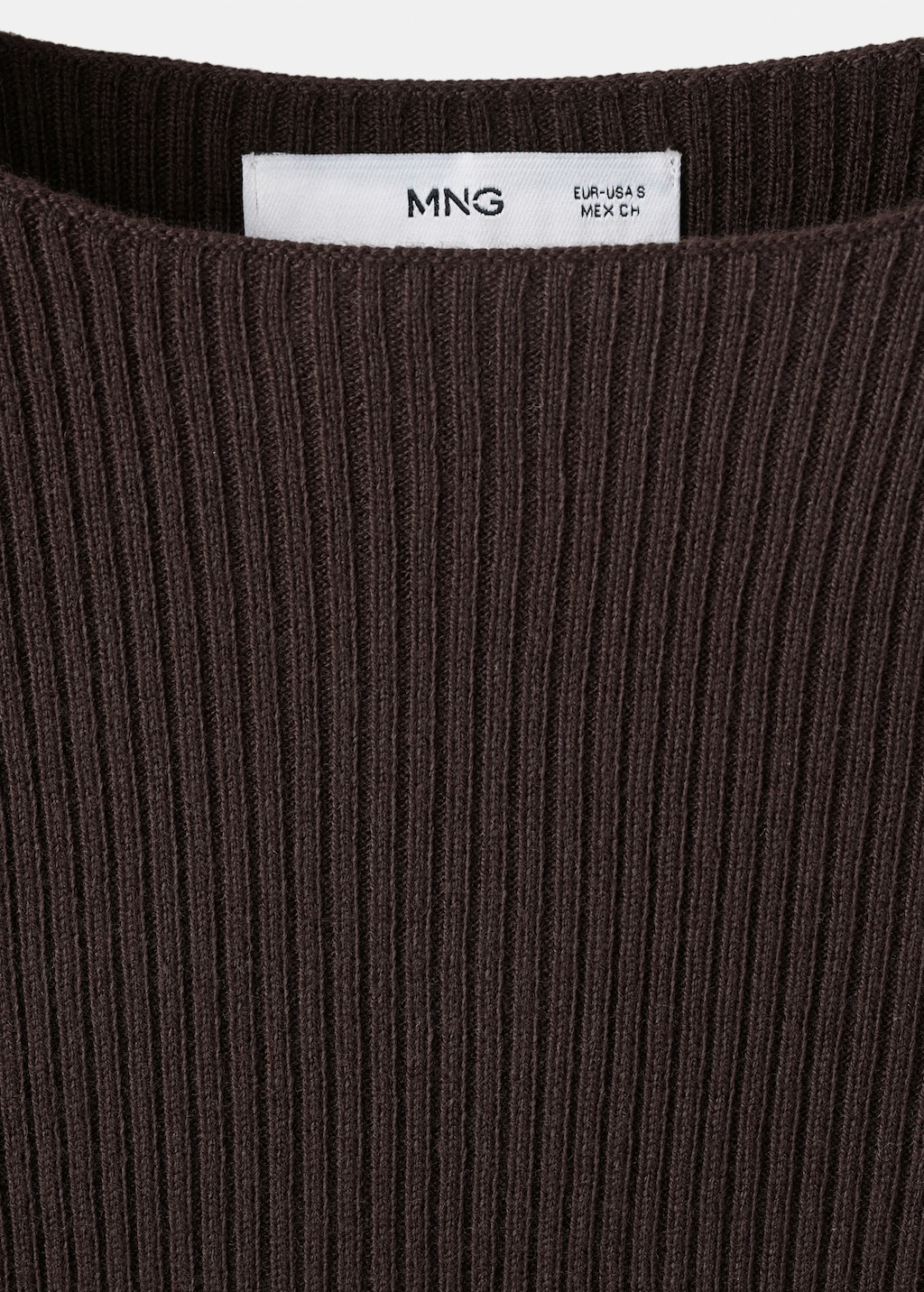 Mango Boat-neck knitted sweater
