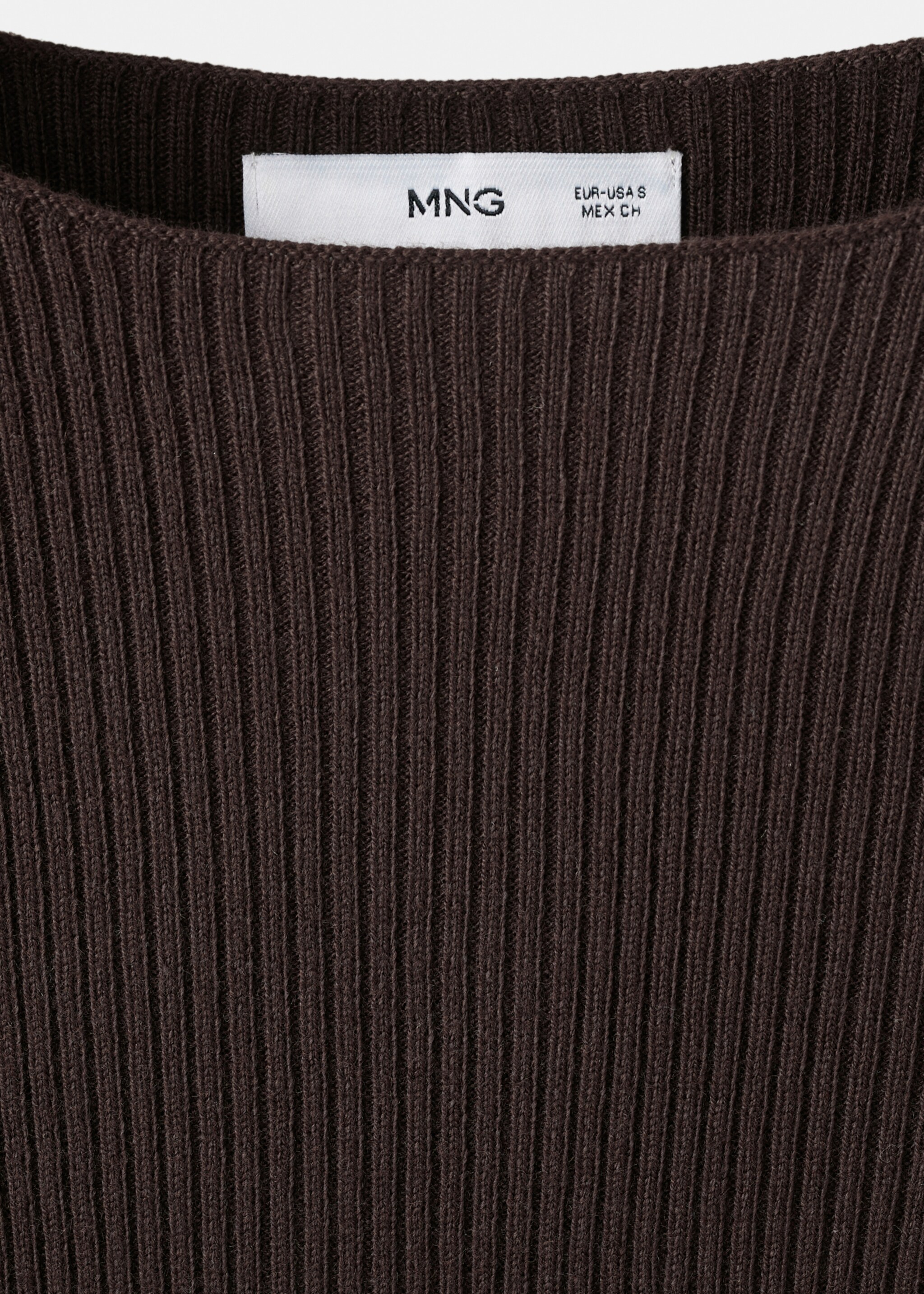 Sweater magaluf - Details of the article 8, Chocolate. Ref: 27004783-00.