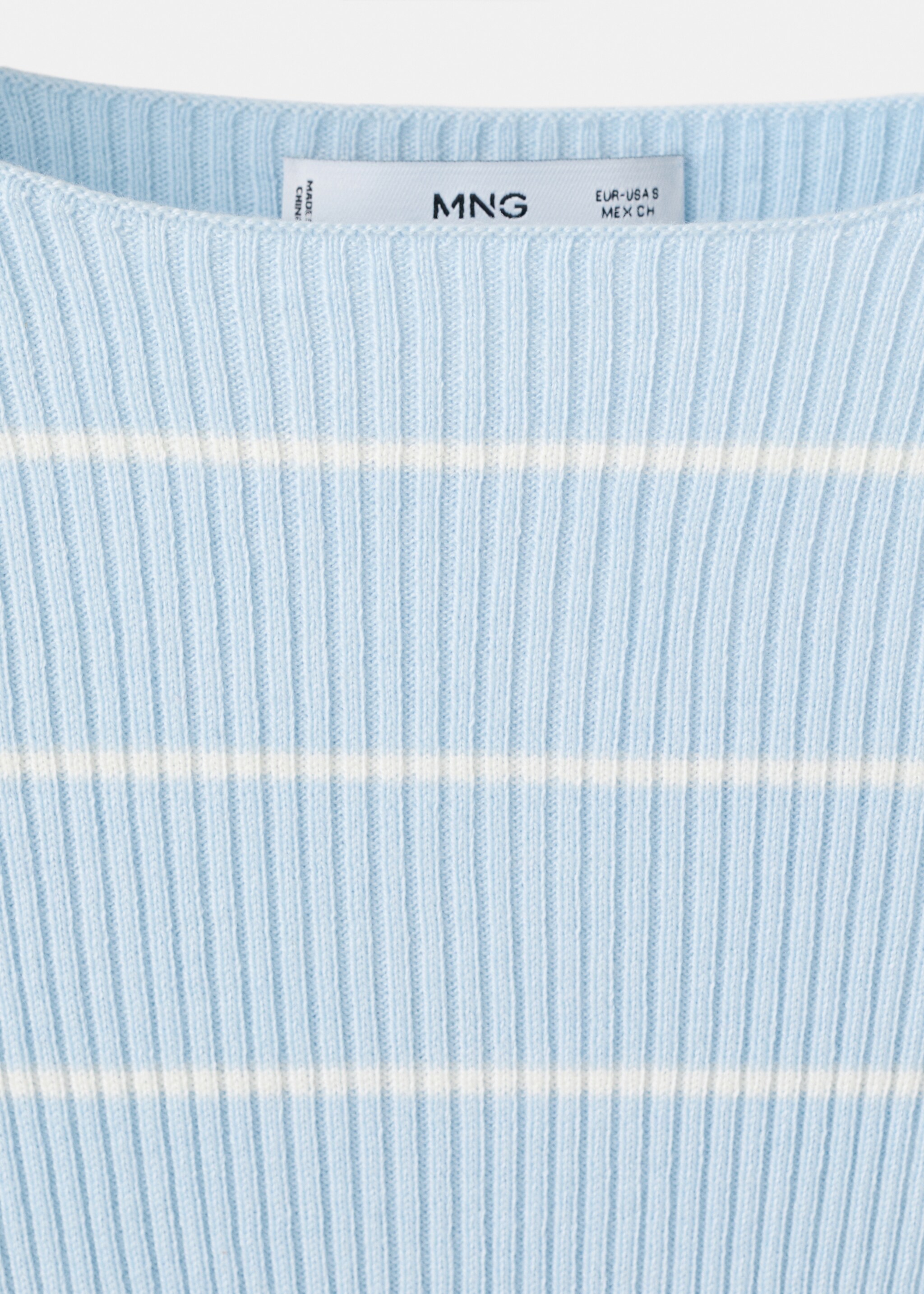 Sweater magaluf - Details of the article 8, Sky Blue. Ref: 27004783-00.