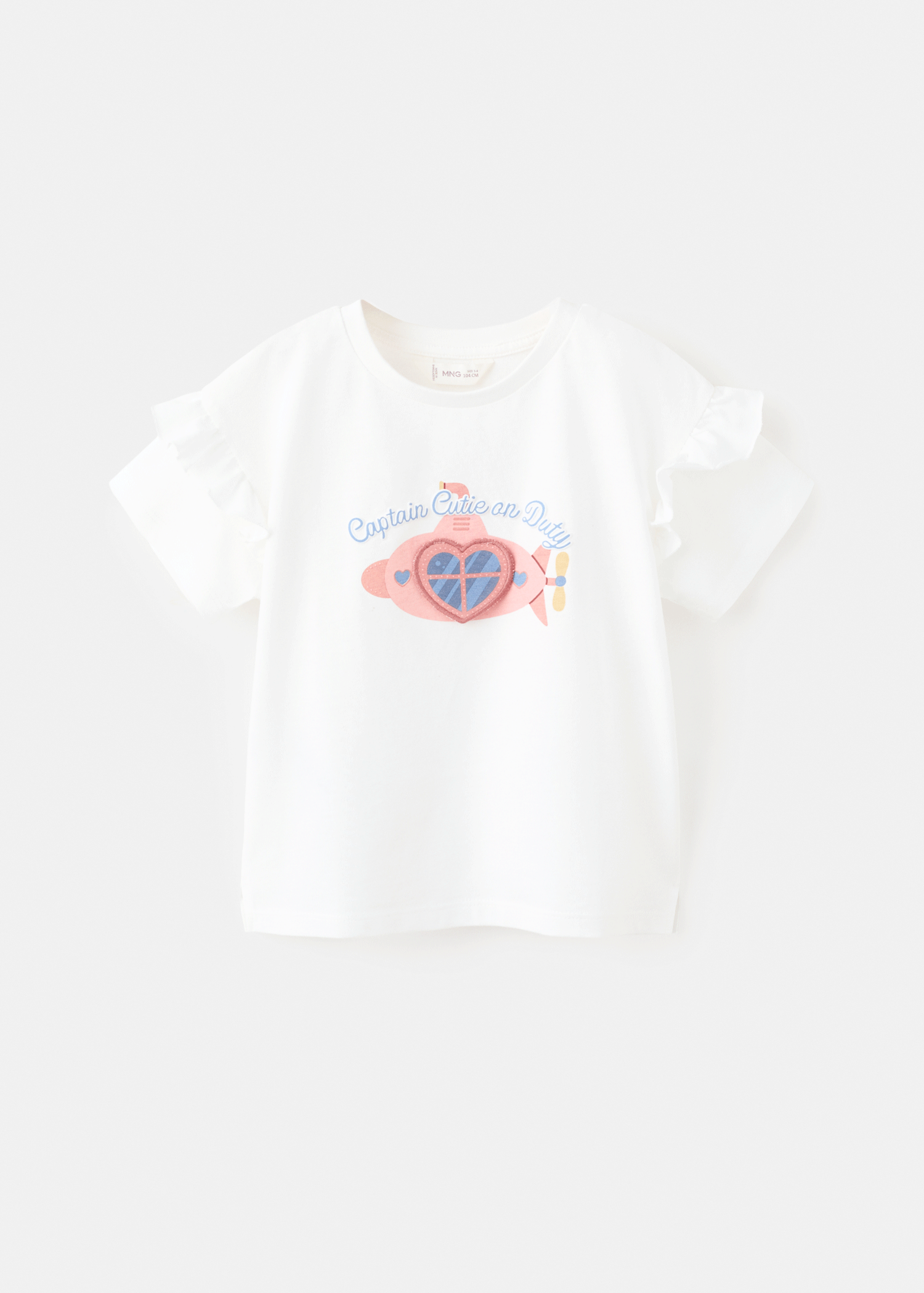 T-Shirt mit aufgedruckter Zeichnung - Detail des Artikels 9