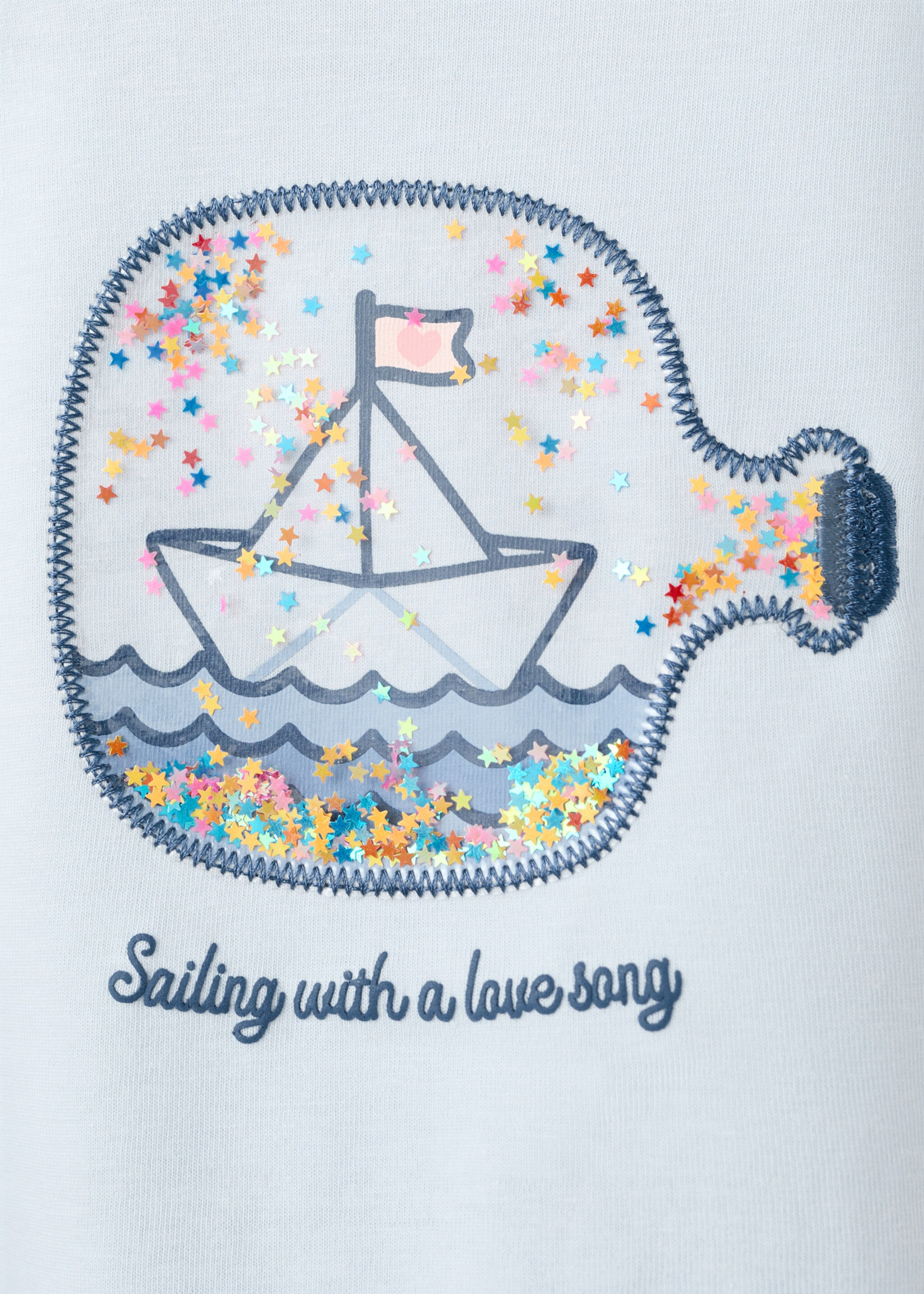 Camiseta algodón barco infantil - Detalle del artículo 8, Azul celeste. Ref: 27005166-00.