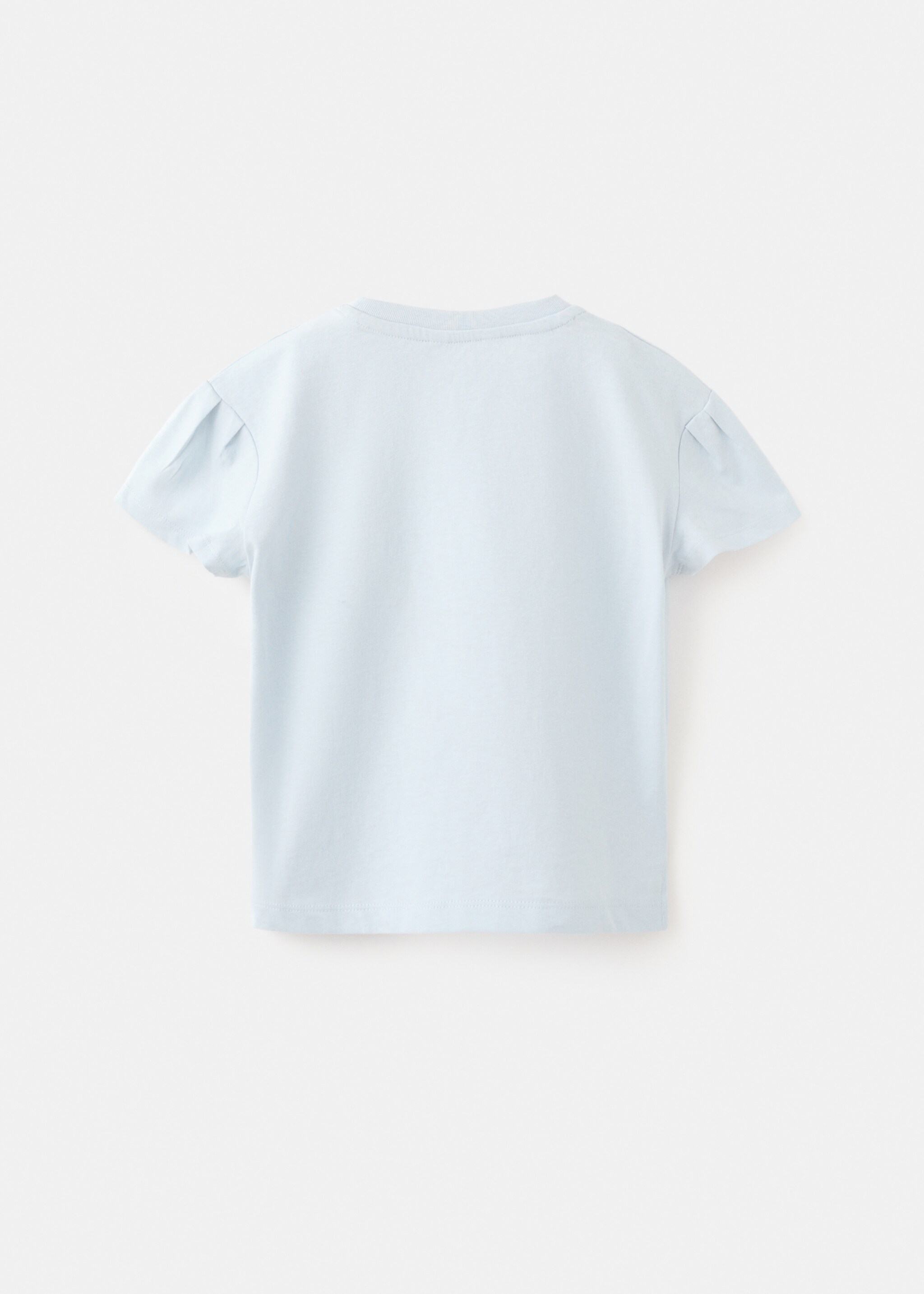 Camiseta algodón barco infantil - Reverso del artículo, Azul celeste. Ref: 27005166-00.