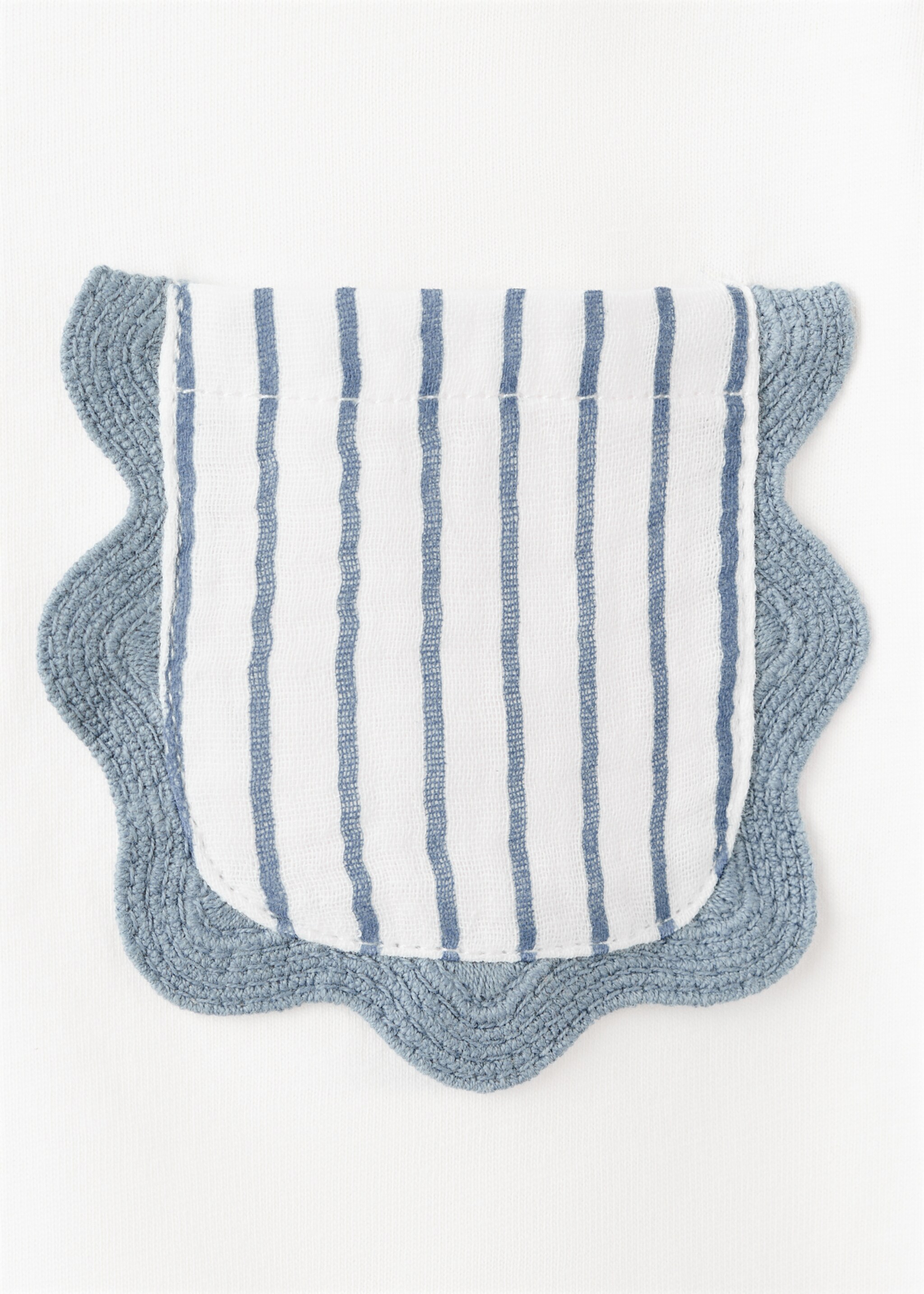 T-shirt coton à volants - Détail de l'article 8, Blanc cassé. Ref: 27005167-00.