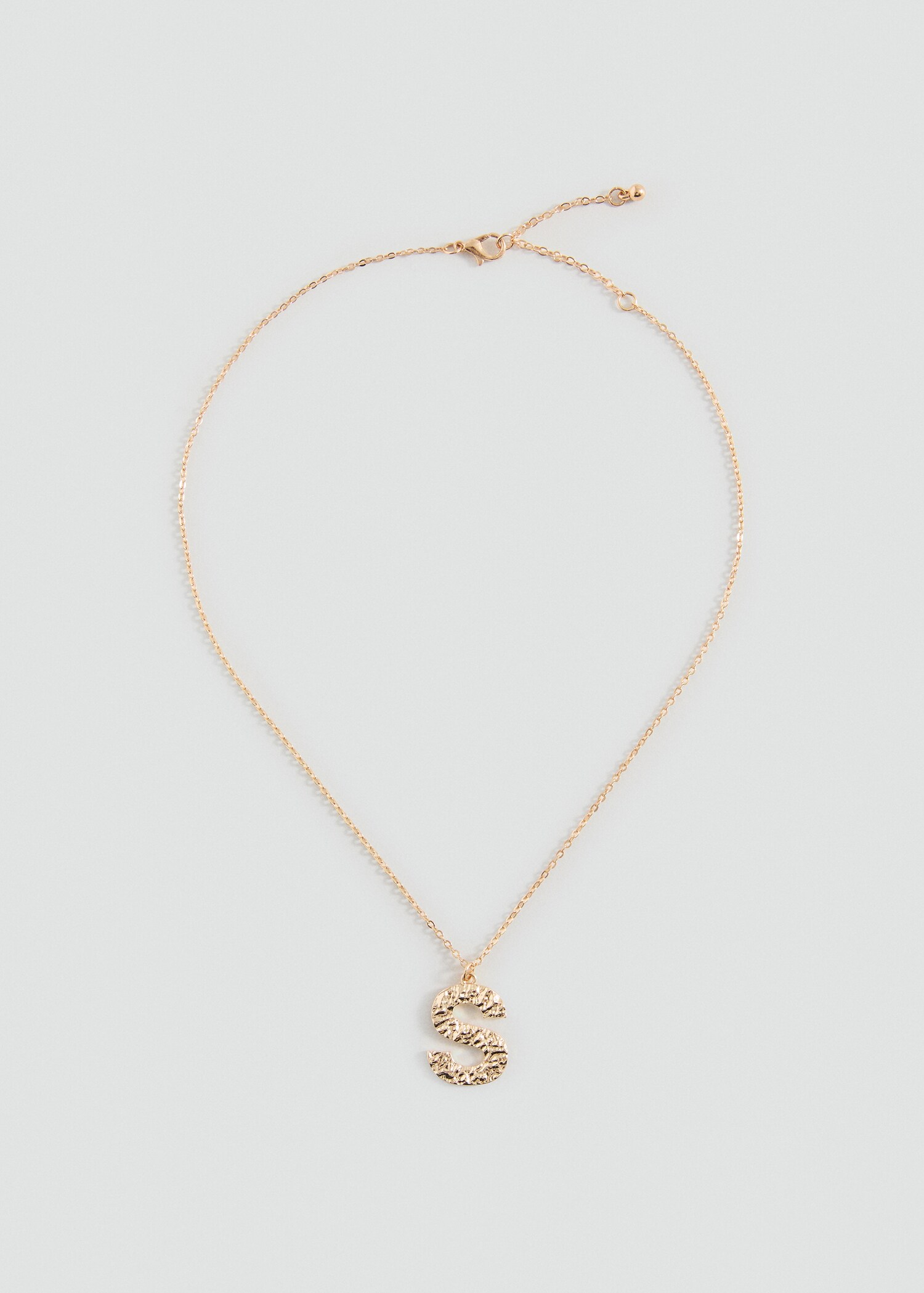 Letter Pendant Necklace - Article without model