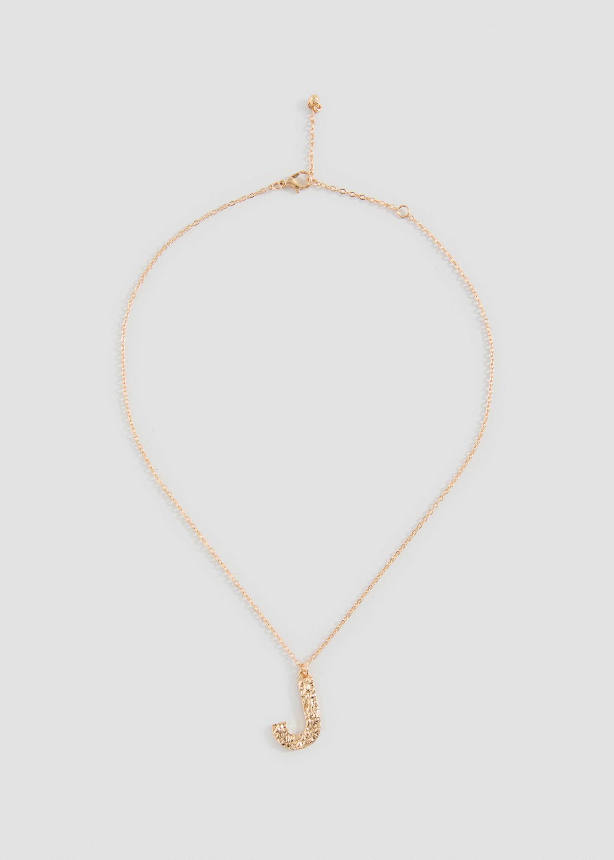 Letter Pendant Necklace - Article without model, Gold. Ref: 27005170-00.