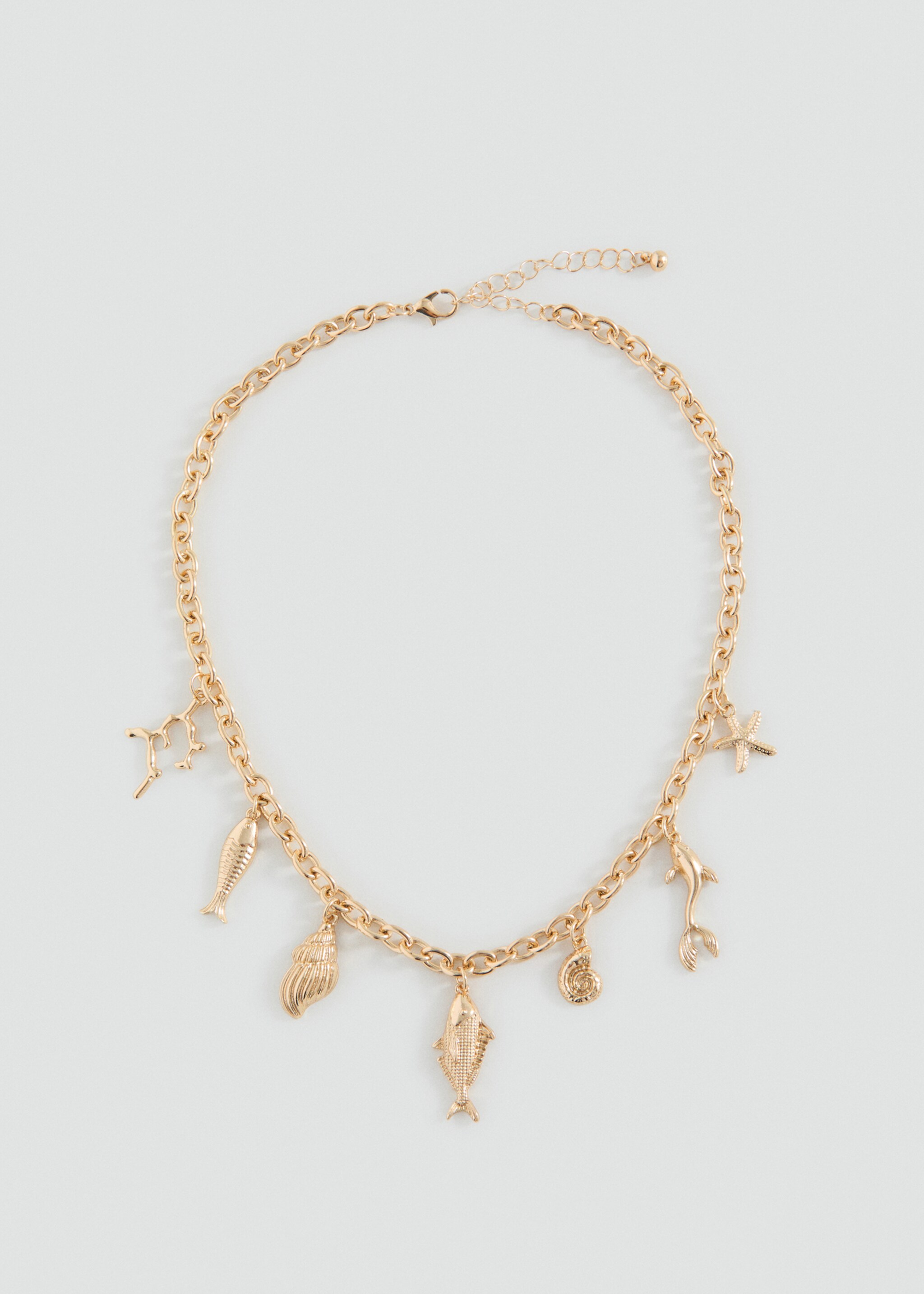 Beads pendant necklace - Article without model, Gold. Ref: 27005172-00.