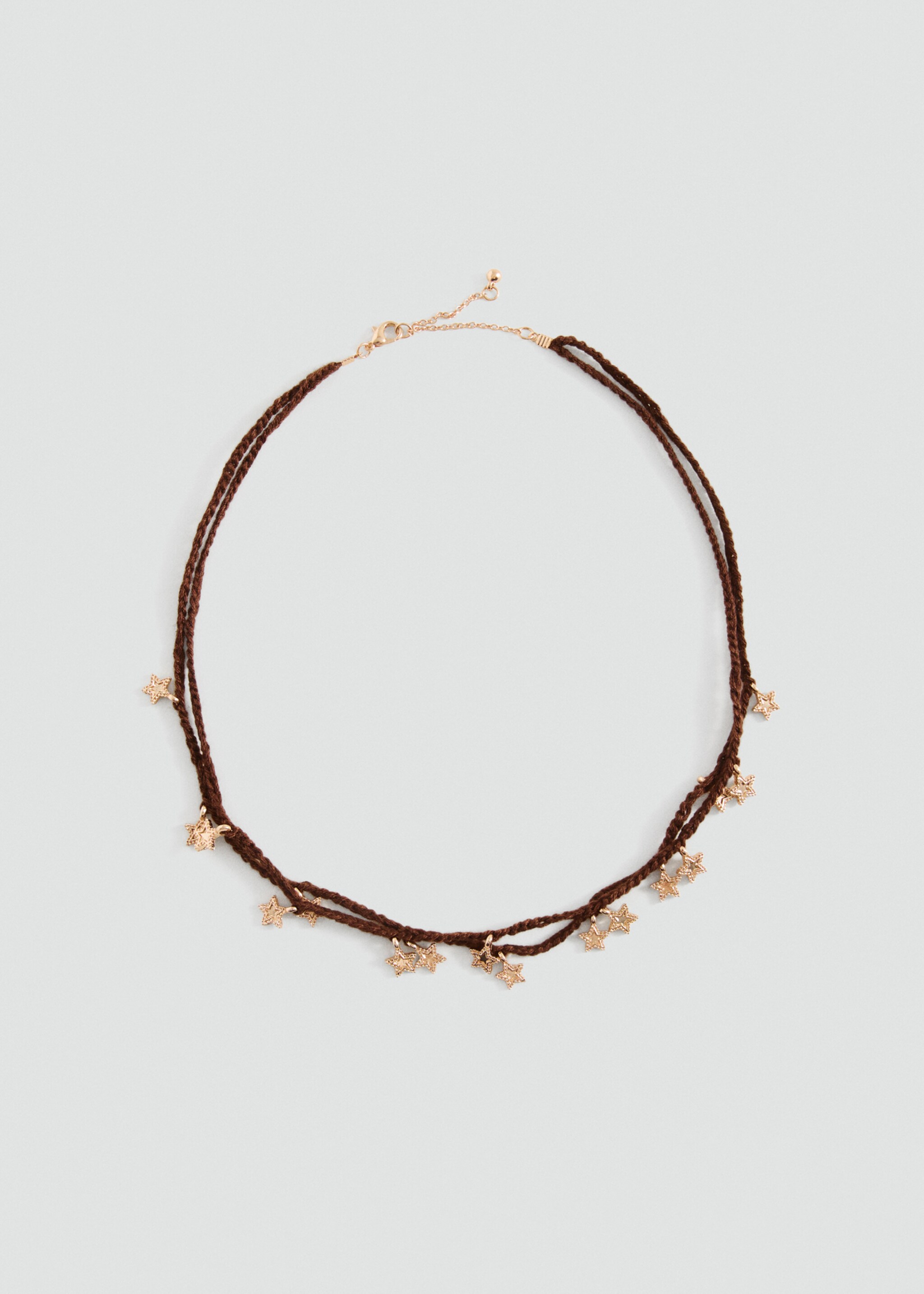 Bead multiple necklace - Article without model, Brown. Ref: 27005174-00.