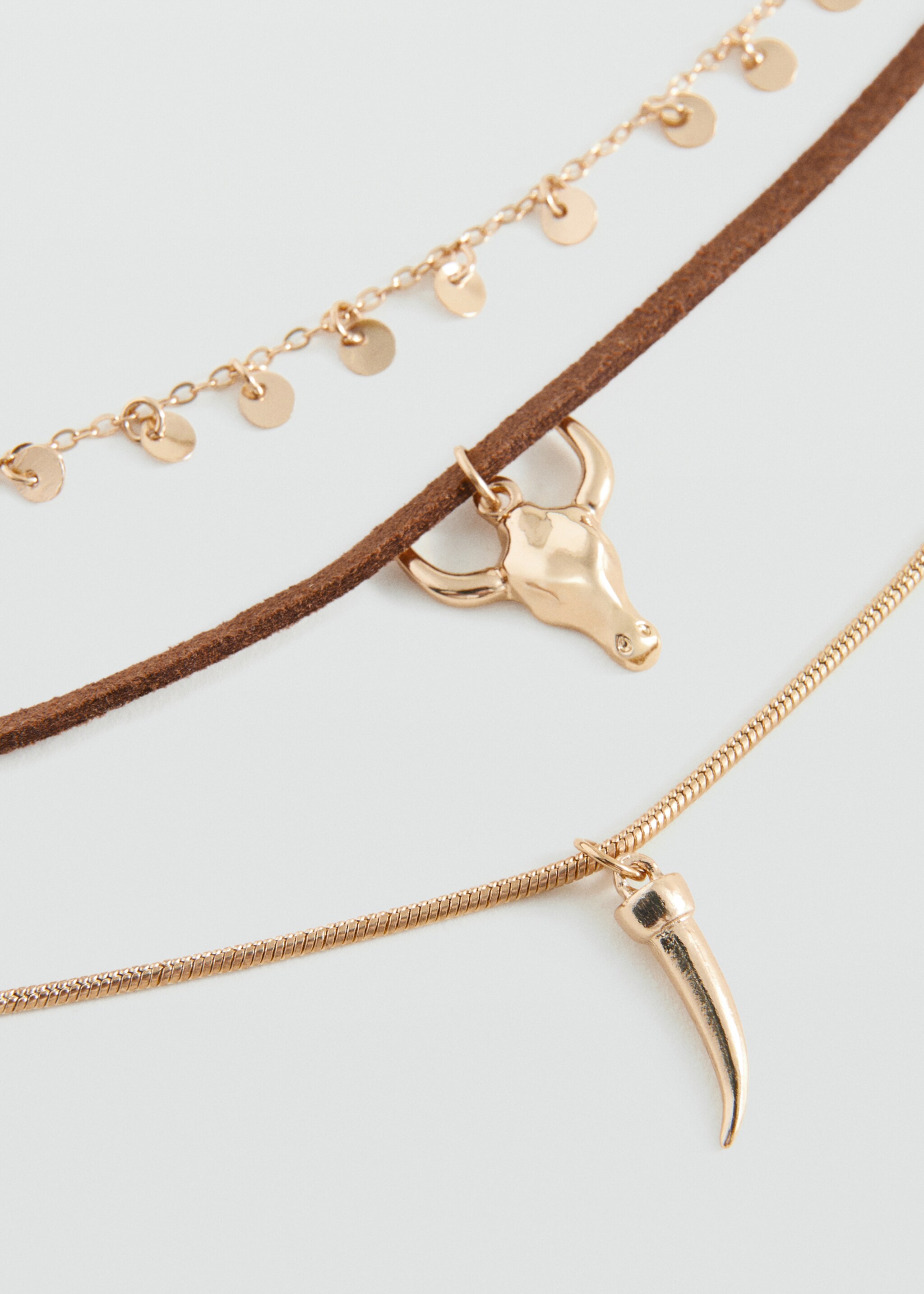 3-pack of necklaces - Medium plane, Gold. Ref: 27005175-00.