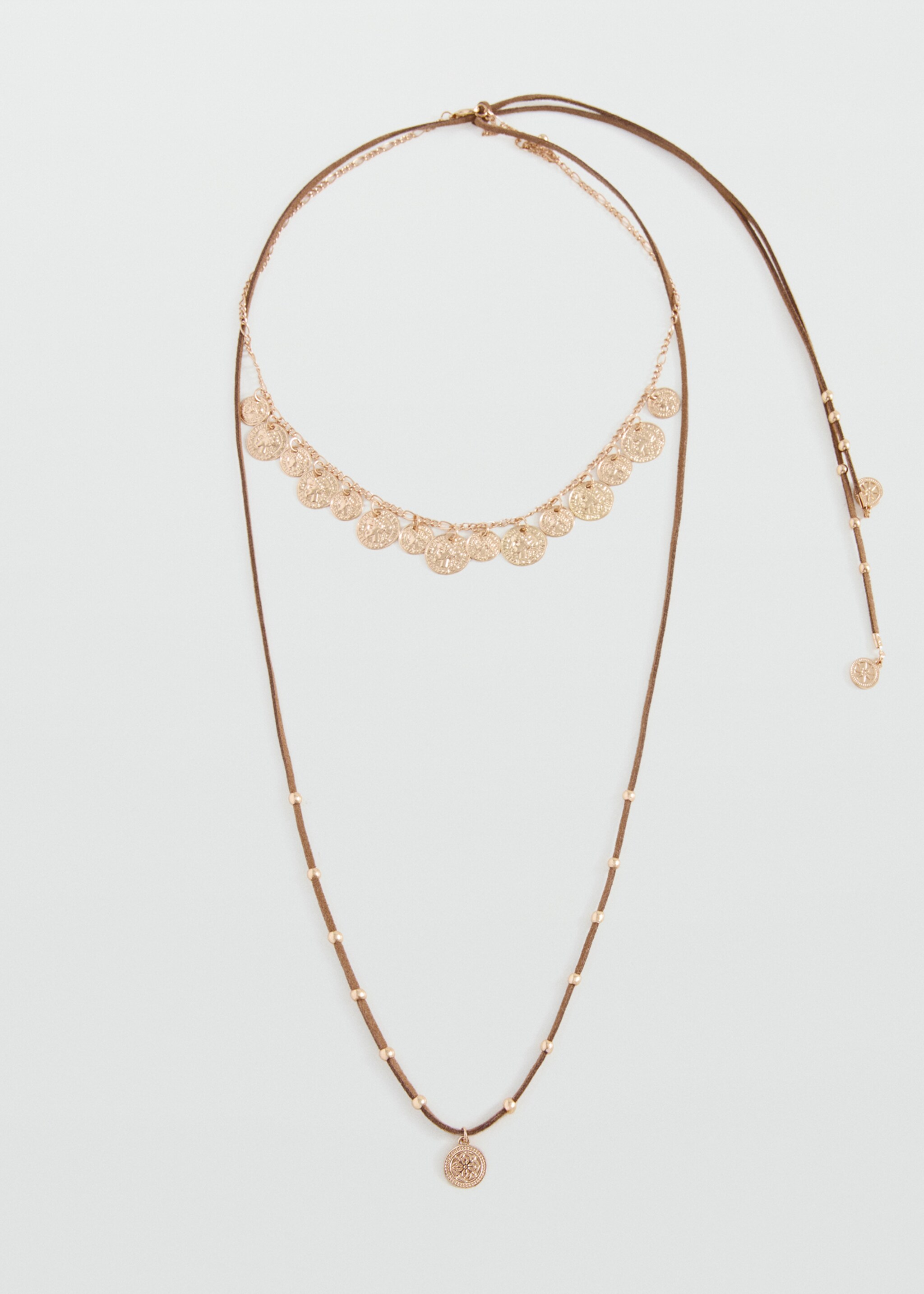 2 pack of necklaces - Article without model, Brown. Ref: 27005177-00.