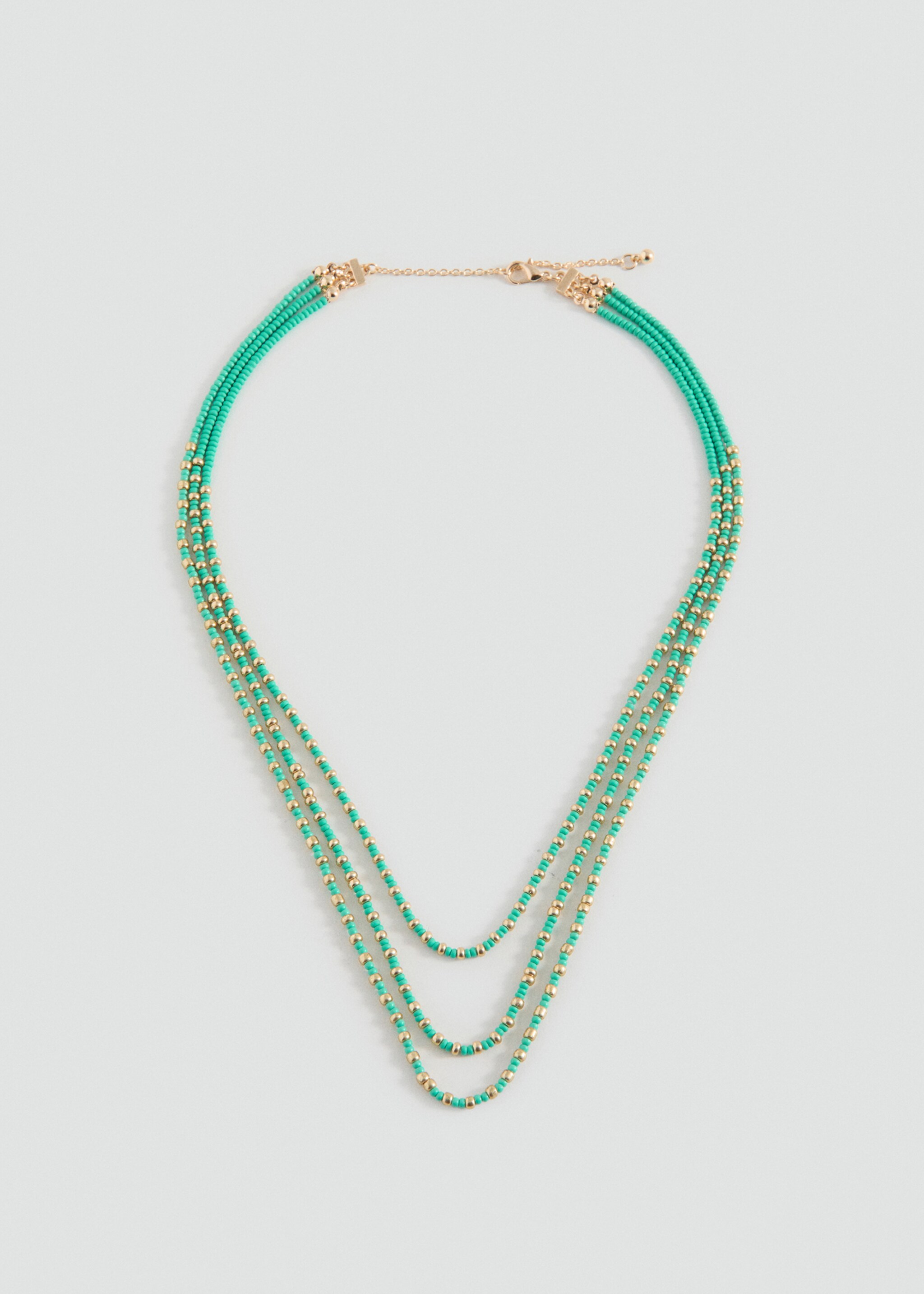 Multiple pendant necklace - Article without model, Blue. Ref: 27005178-00.