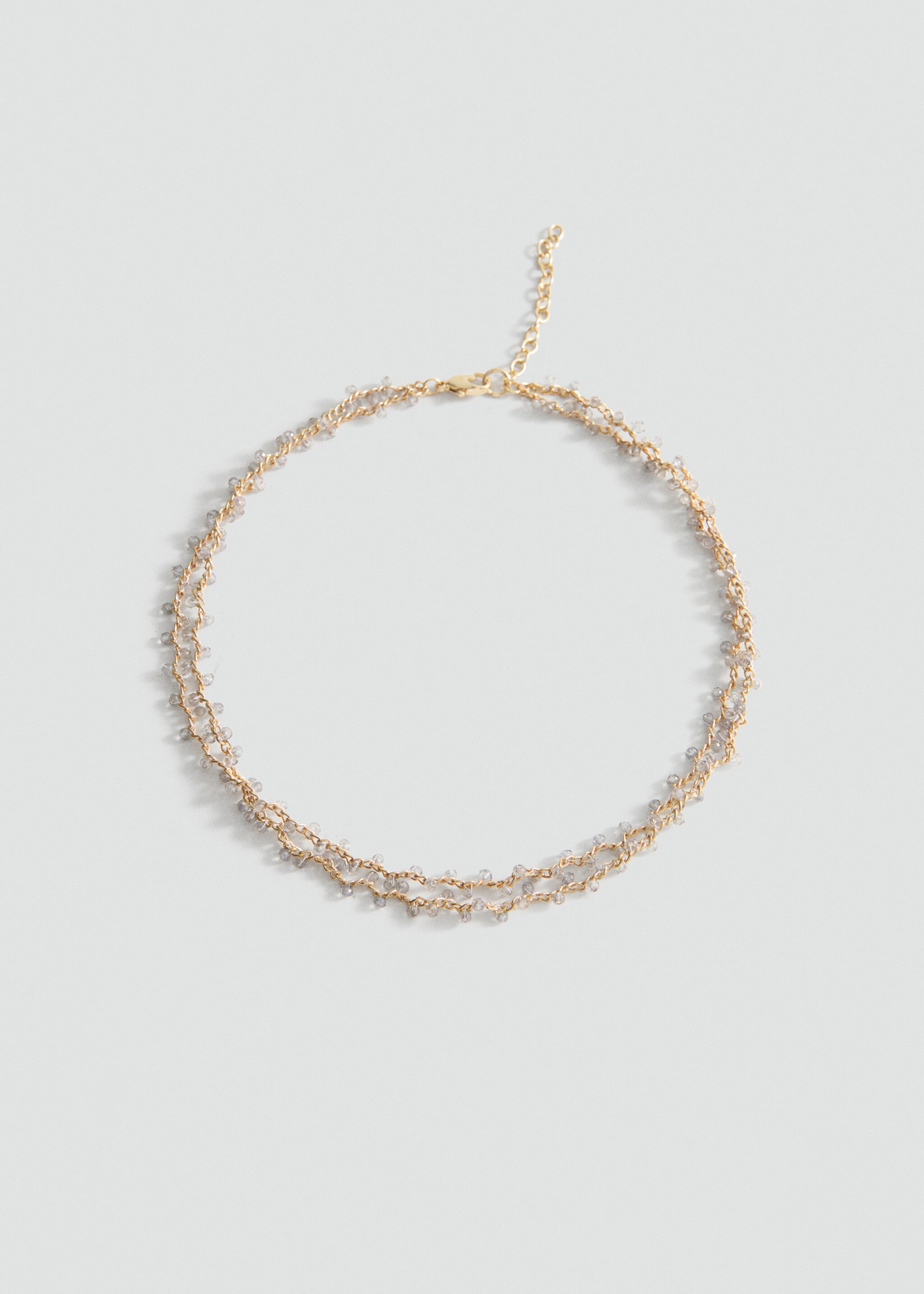 Collar multicadena - Artículo sin modelo, Azul. Ref: 27005192-00.