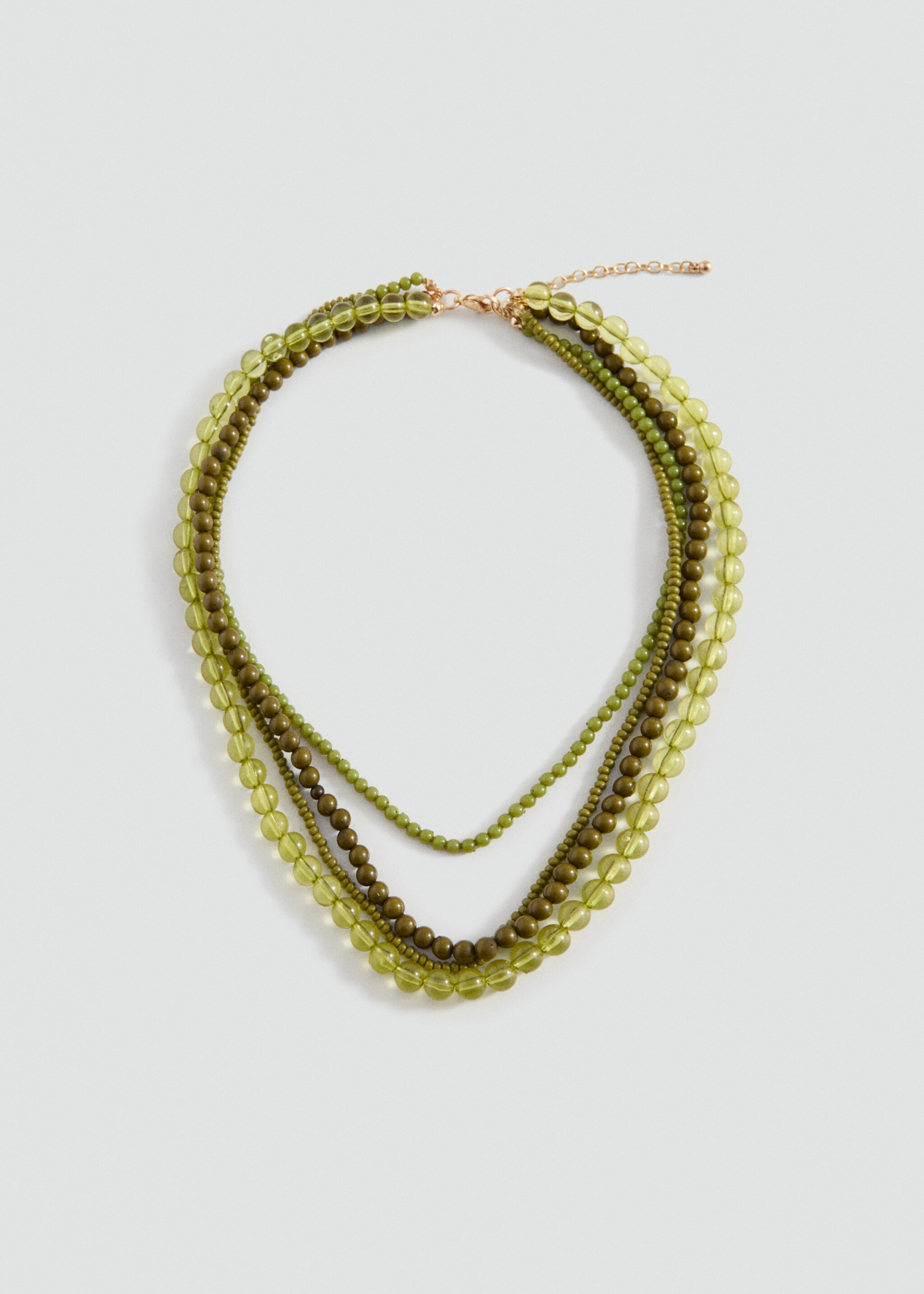 Multi-chain collar - Article without model, Green. Ref: 27005193-00.