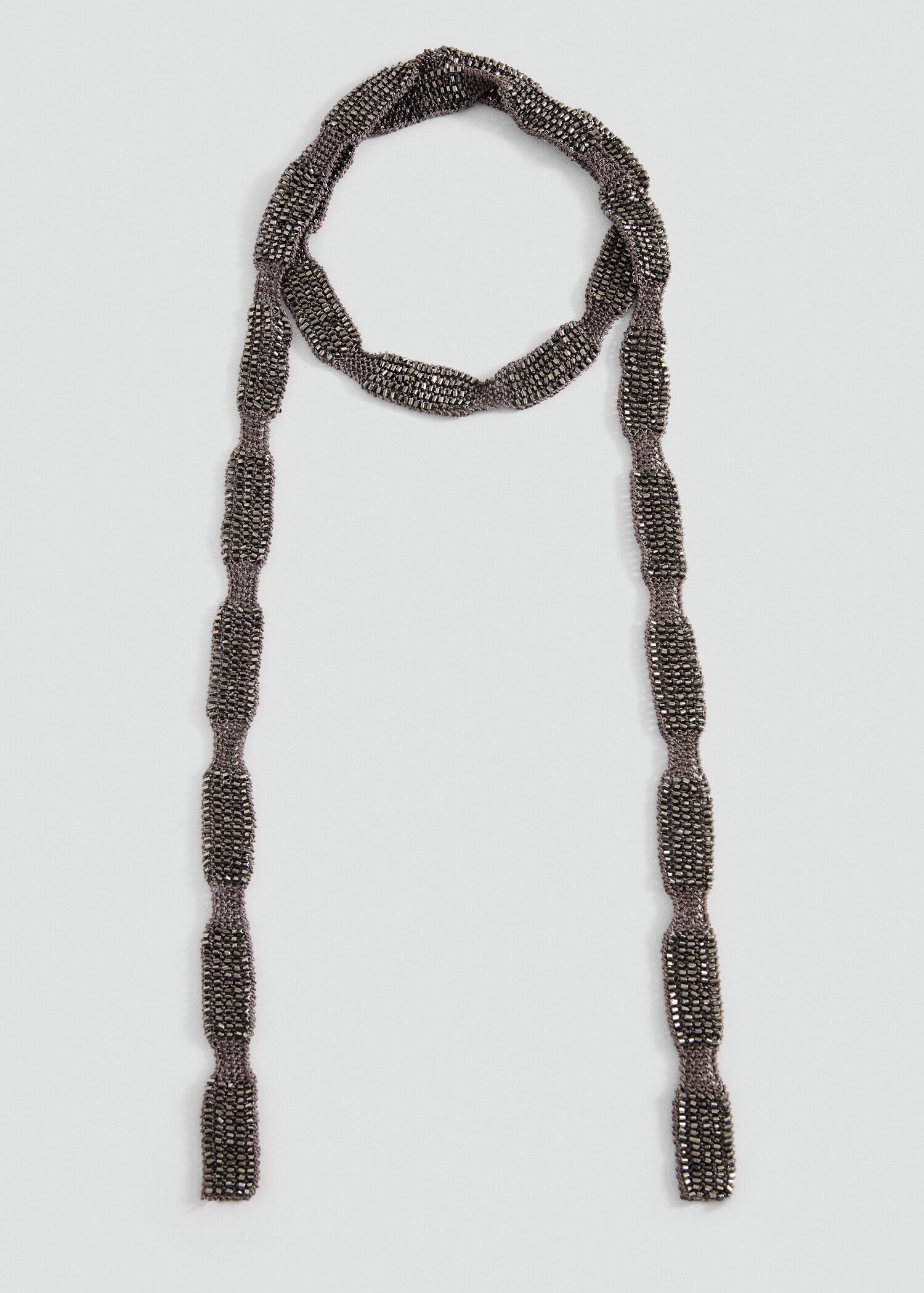 Beaded mesh collar necklace - Article without model