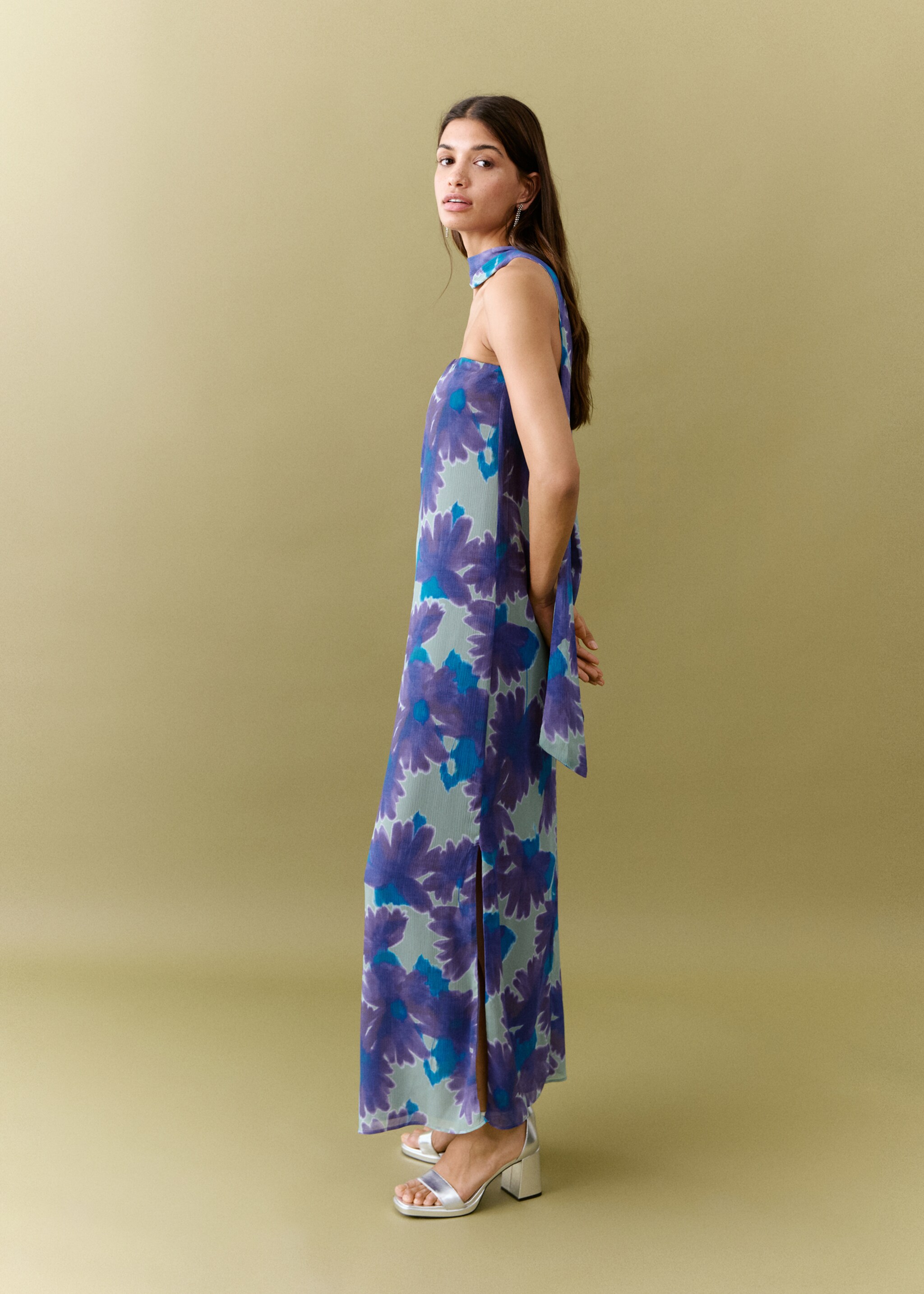 فستان .-- gardenia - تفاصيل المنتج 6, أخضر بلون النعناع. Ref: 27005820-00.