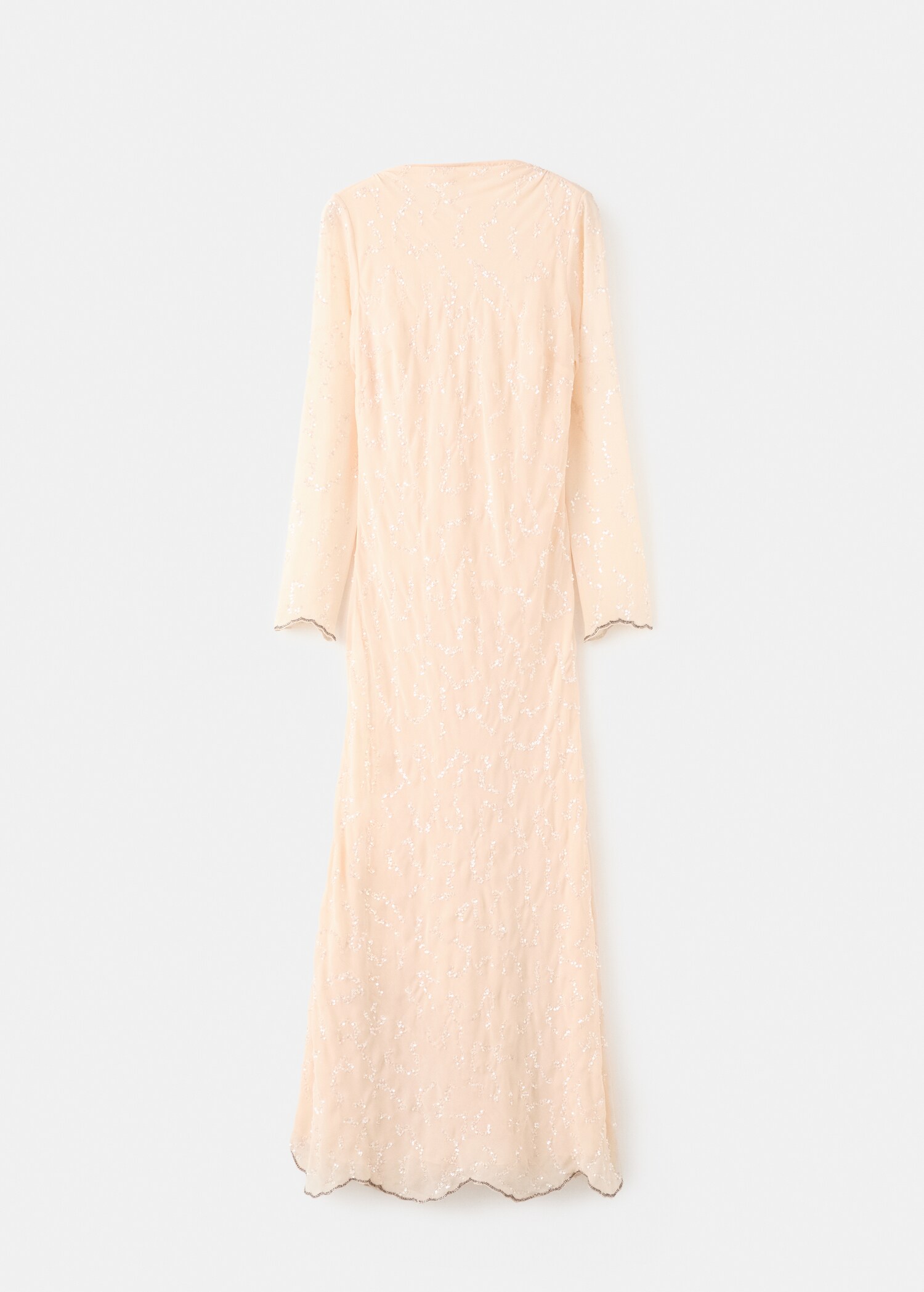 فستان لامع بظهر مفتوح - منتج دون نموذج