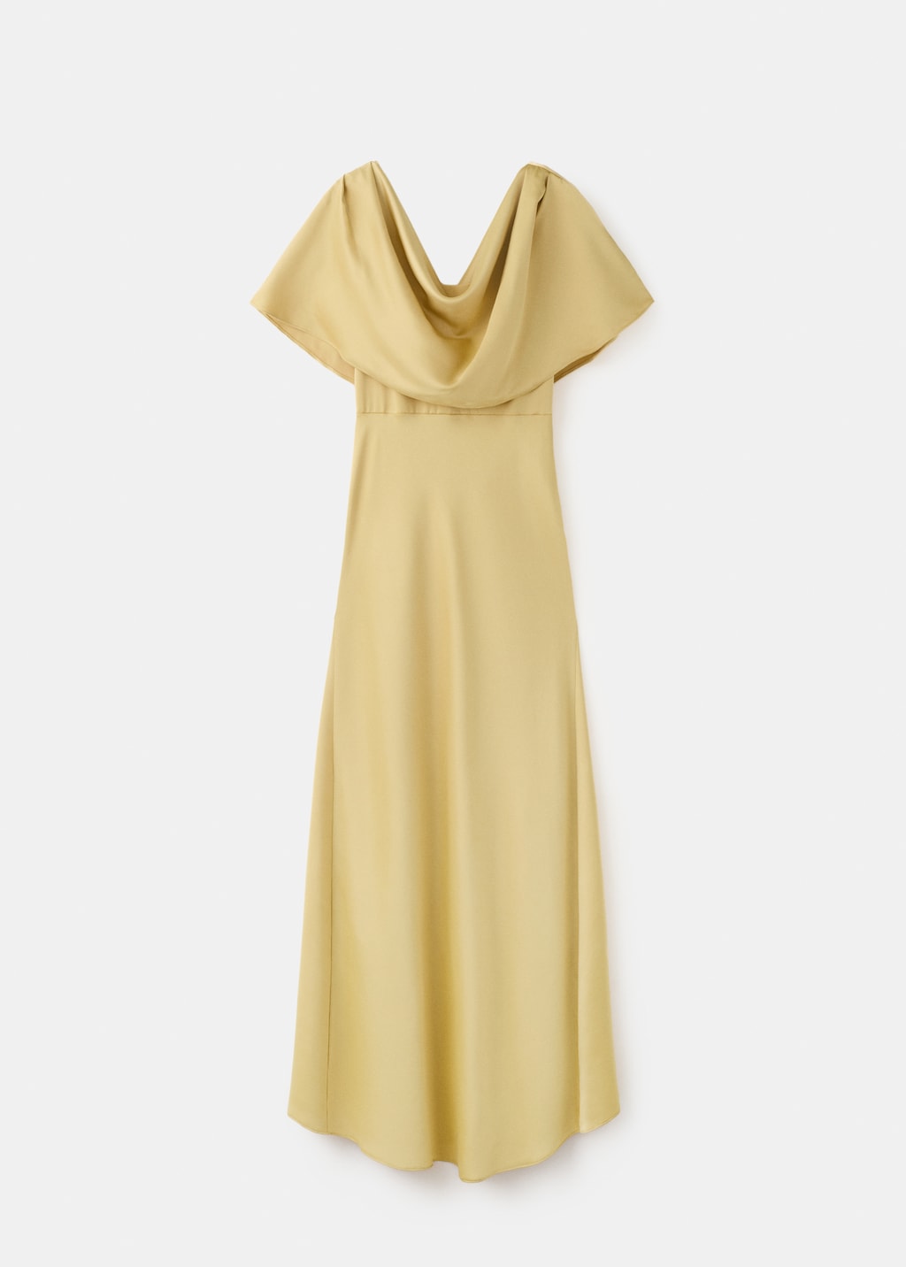 Long dress with draped neck - image 5