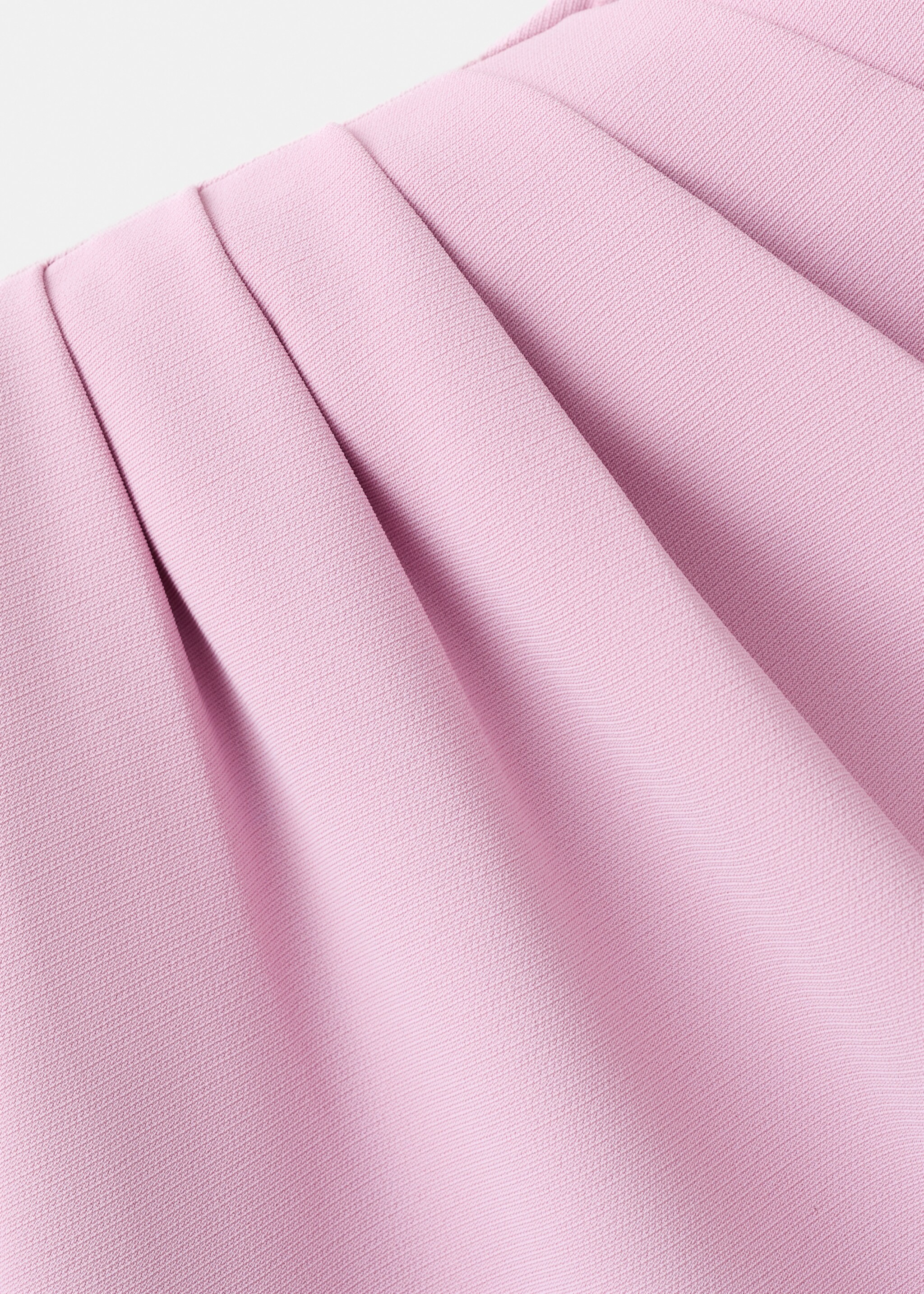 Vestit setinat màniga acampanada - Detall de l'article 8, Rosa pastel. Ref: 27005823-00.