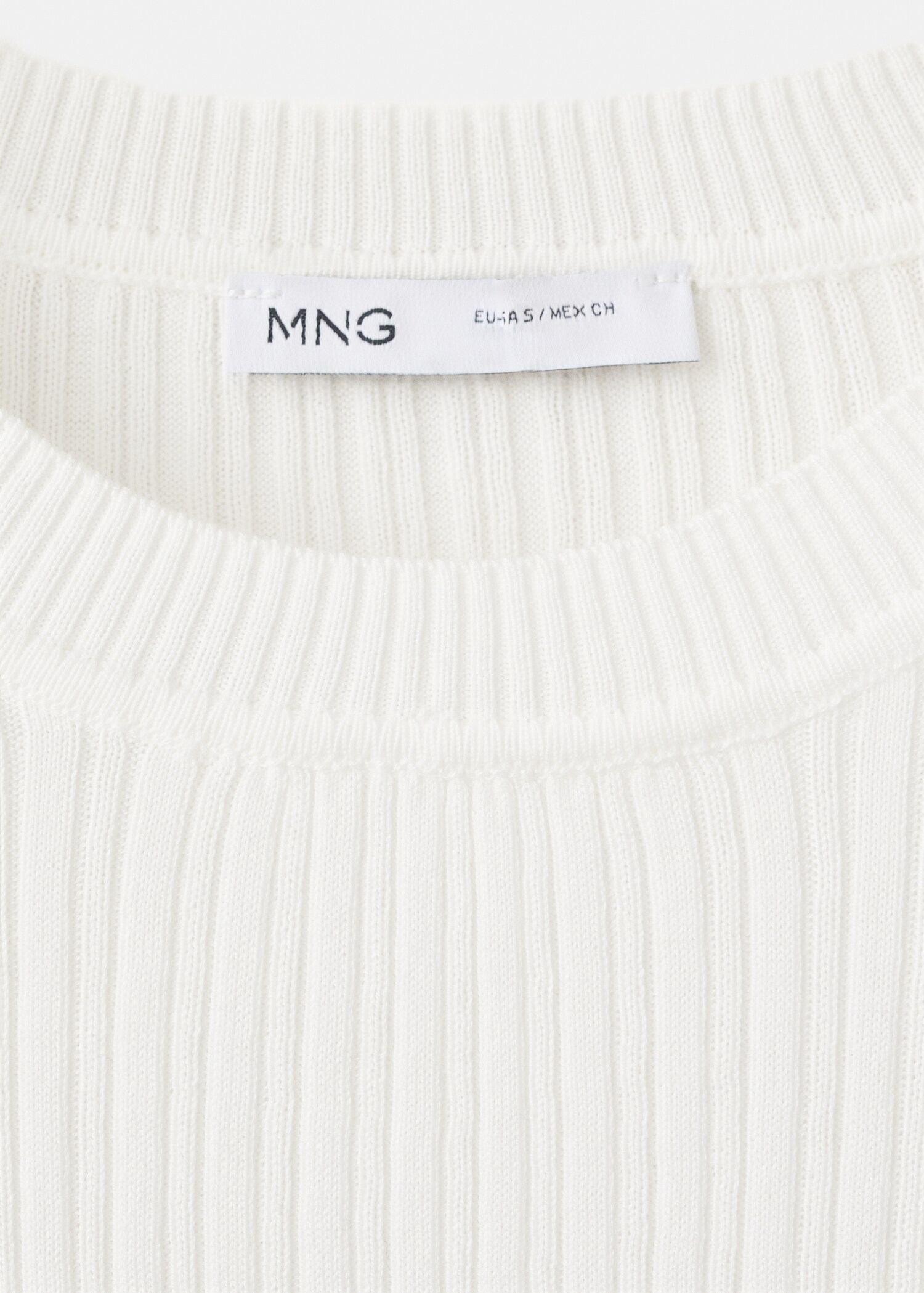 T-shirt maille côtelée - Détail de l'article 8