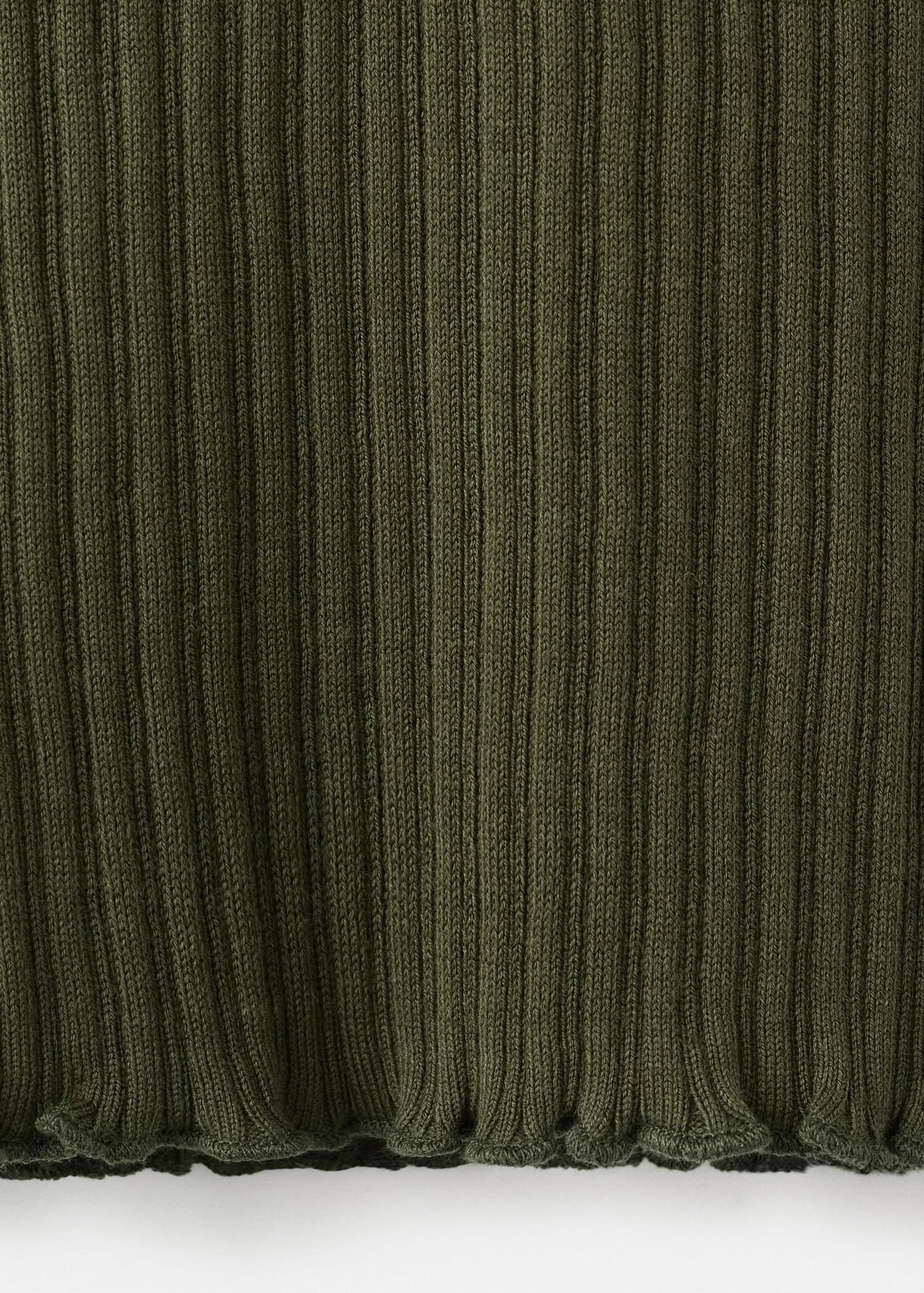 T-shirt maille côtelée - Détail de l'article 0