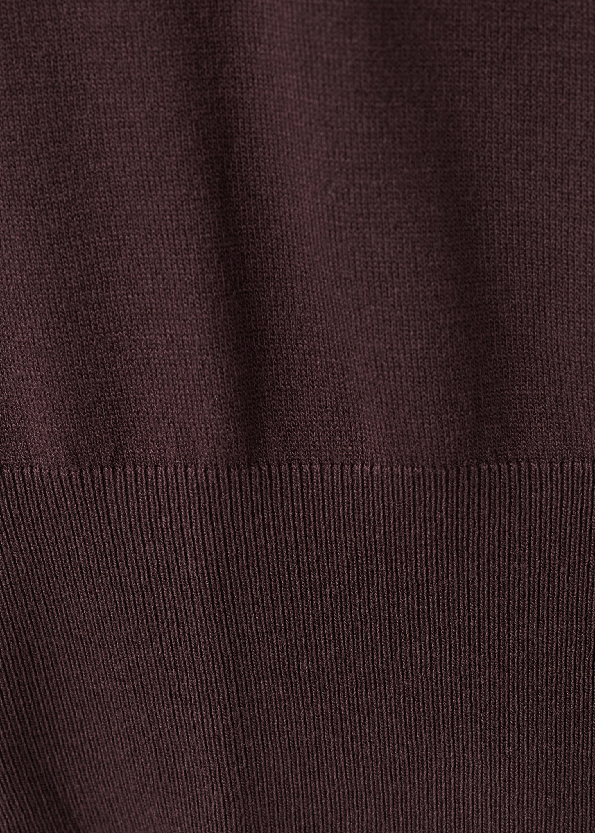 تيشيرت محبوك بأكمام قصيرة - تفاصيل المنتج 0, نبيذي. Ref: 27005828-00.