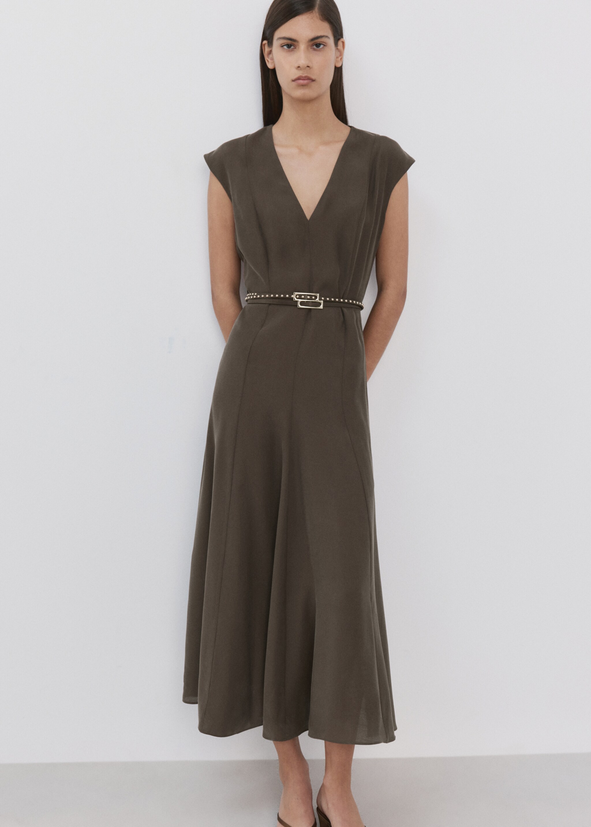 Dress ramone - Medium plane, Brown. Ref: 27005834-00.