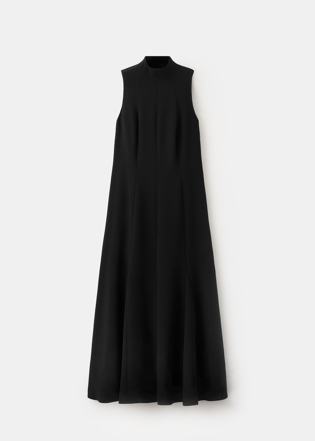 High-neck godet dress - image 2