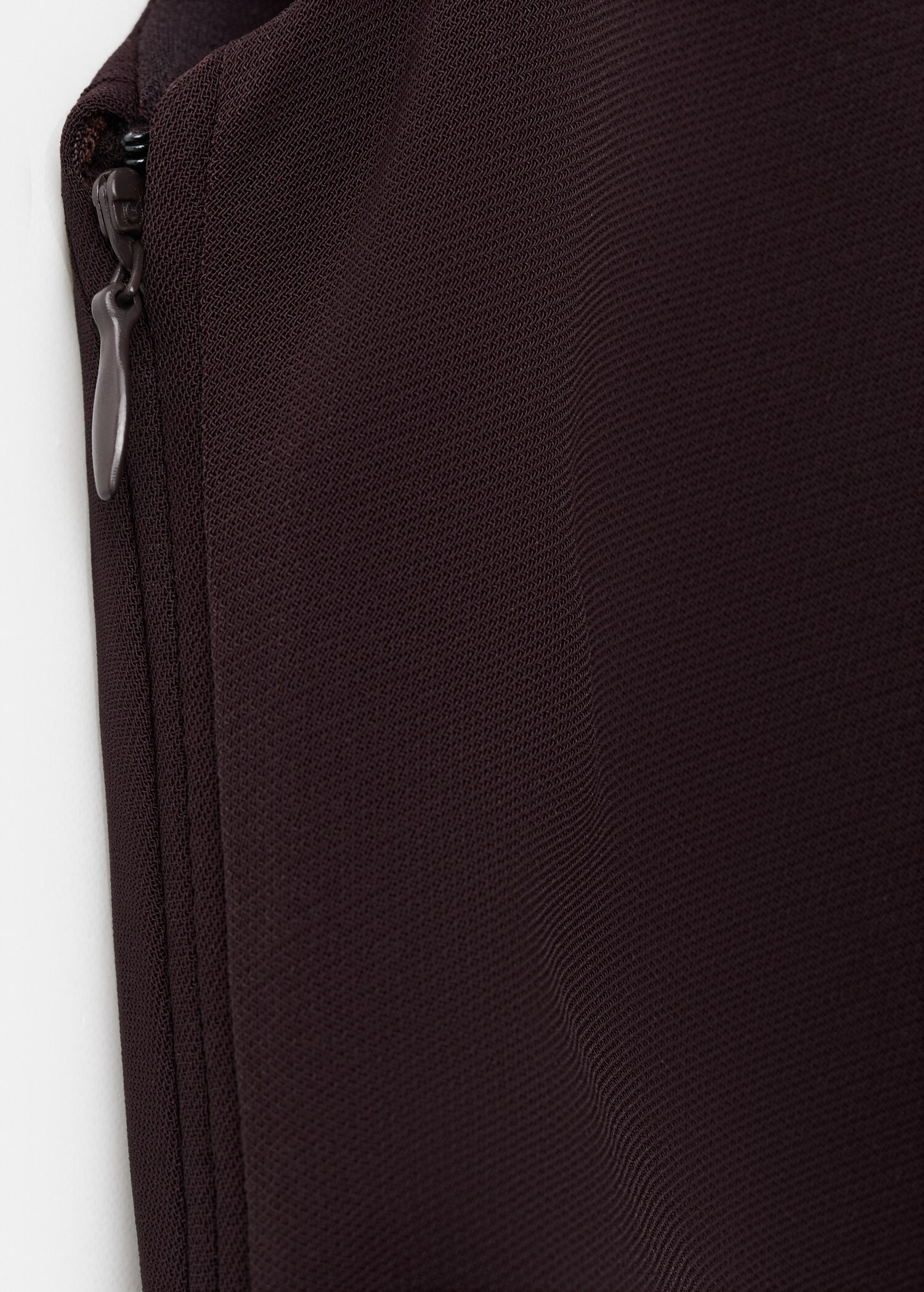 Ruched dress with crossover neckline - Details of the article 0