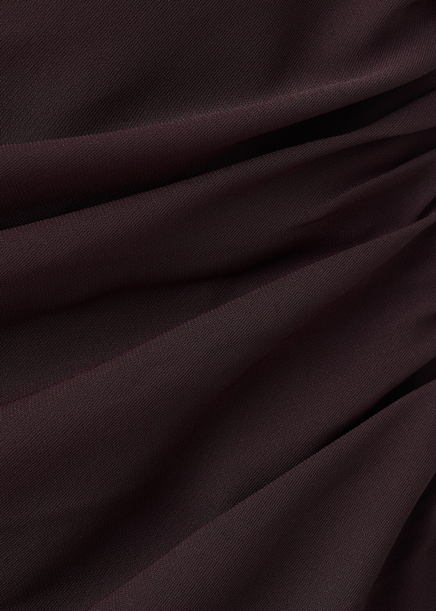 Ruched dress with crossover neckline - Details of the article 8