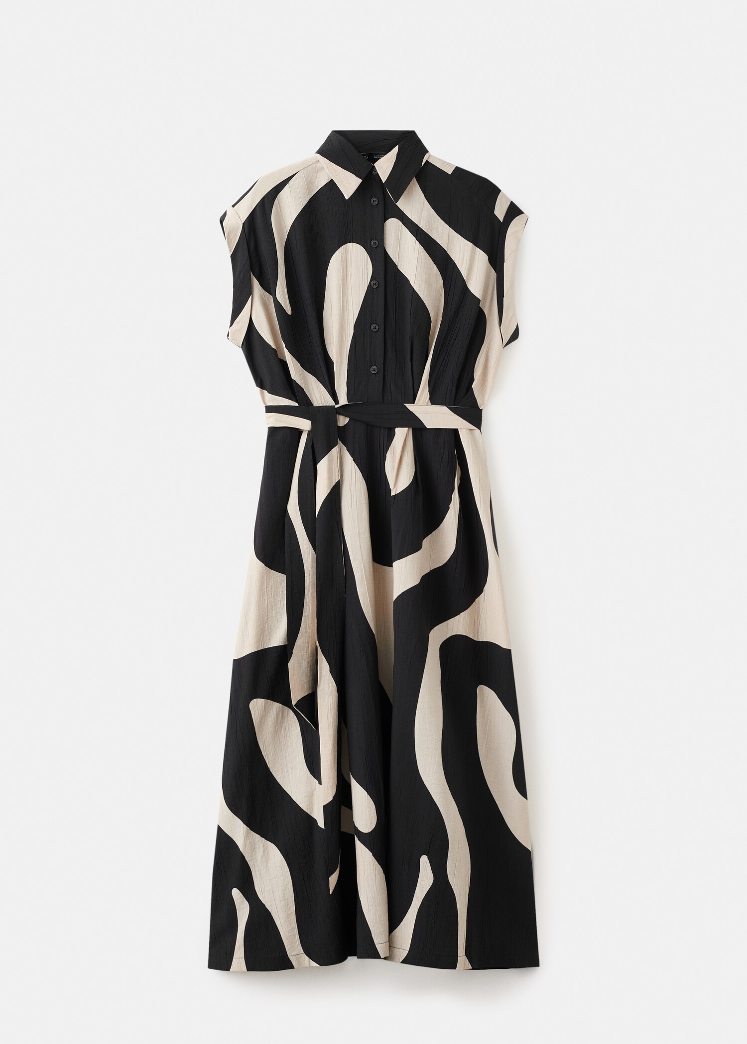 Vestido camisero largo estampado - Artículo sin modelo