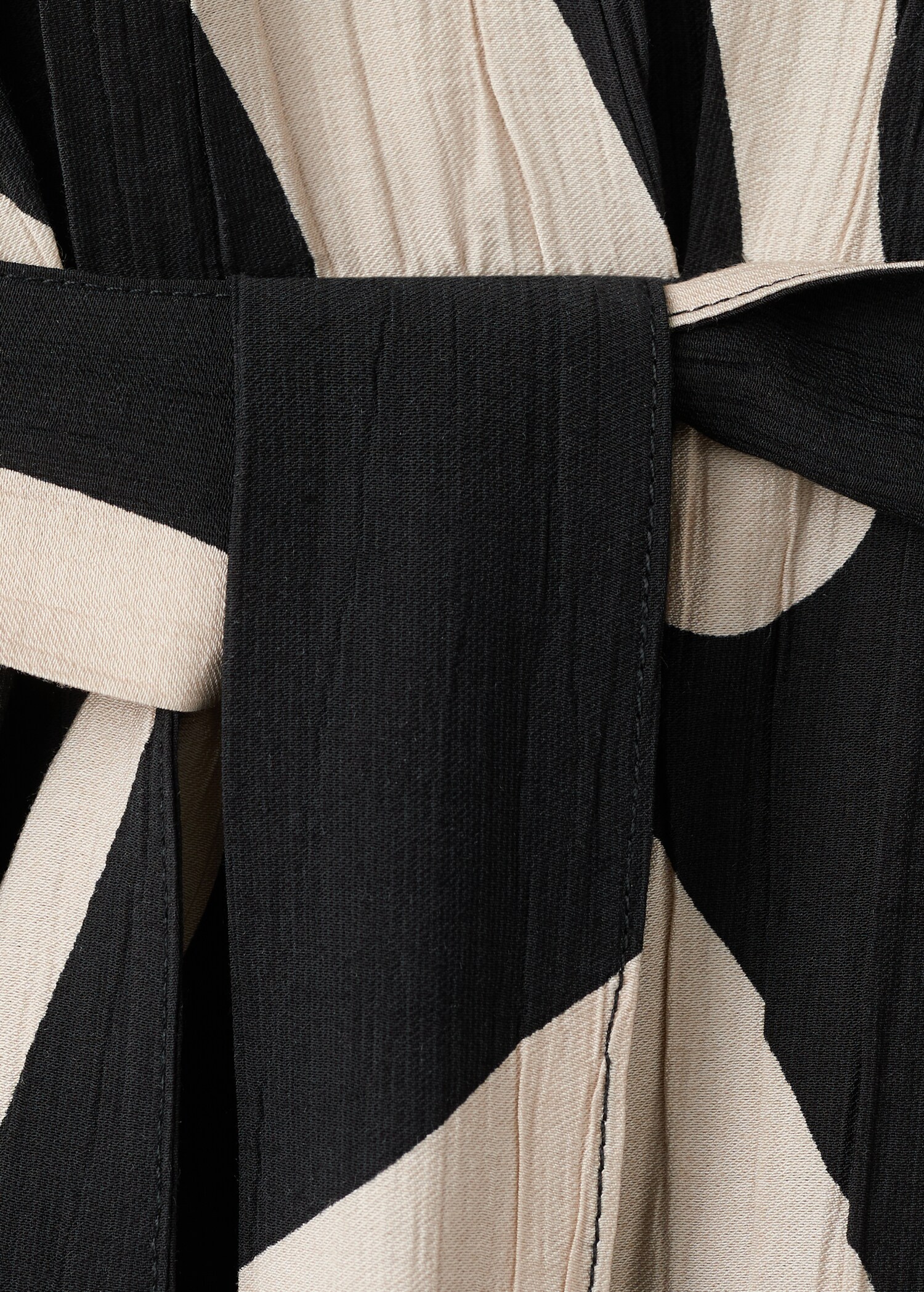 Vestido camisero largo estampado - Detalle del artículo 0