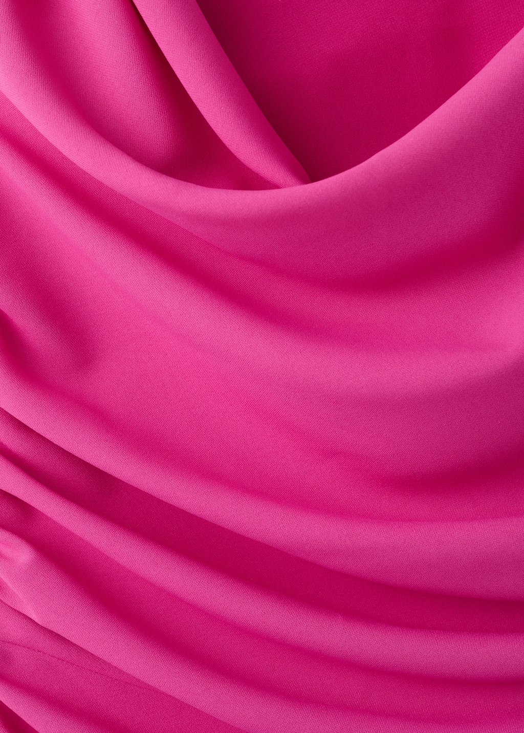 Draped dress with brooch - image 4