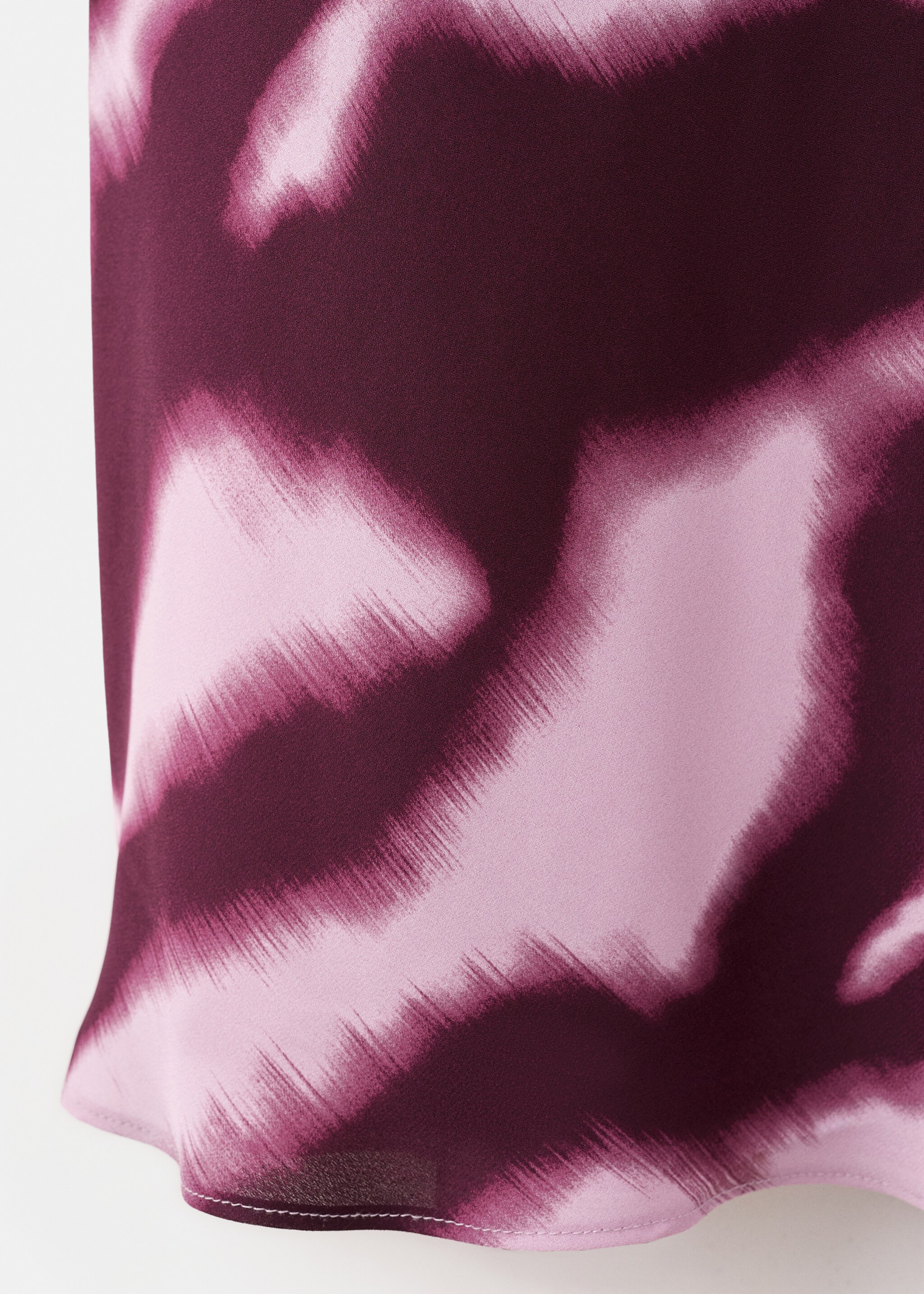 A-line animal-print dress - Details of the article 0, Lilac. Ref: 27005853-00.