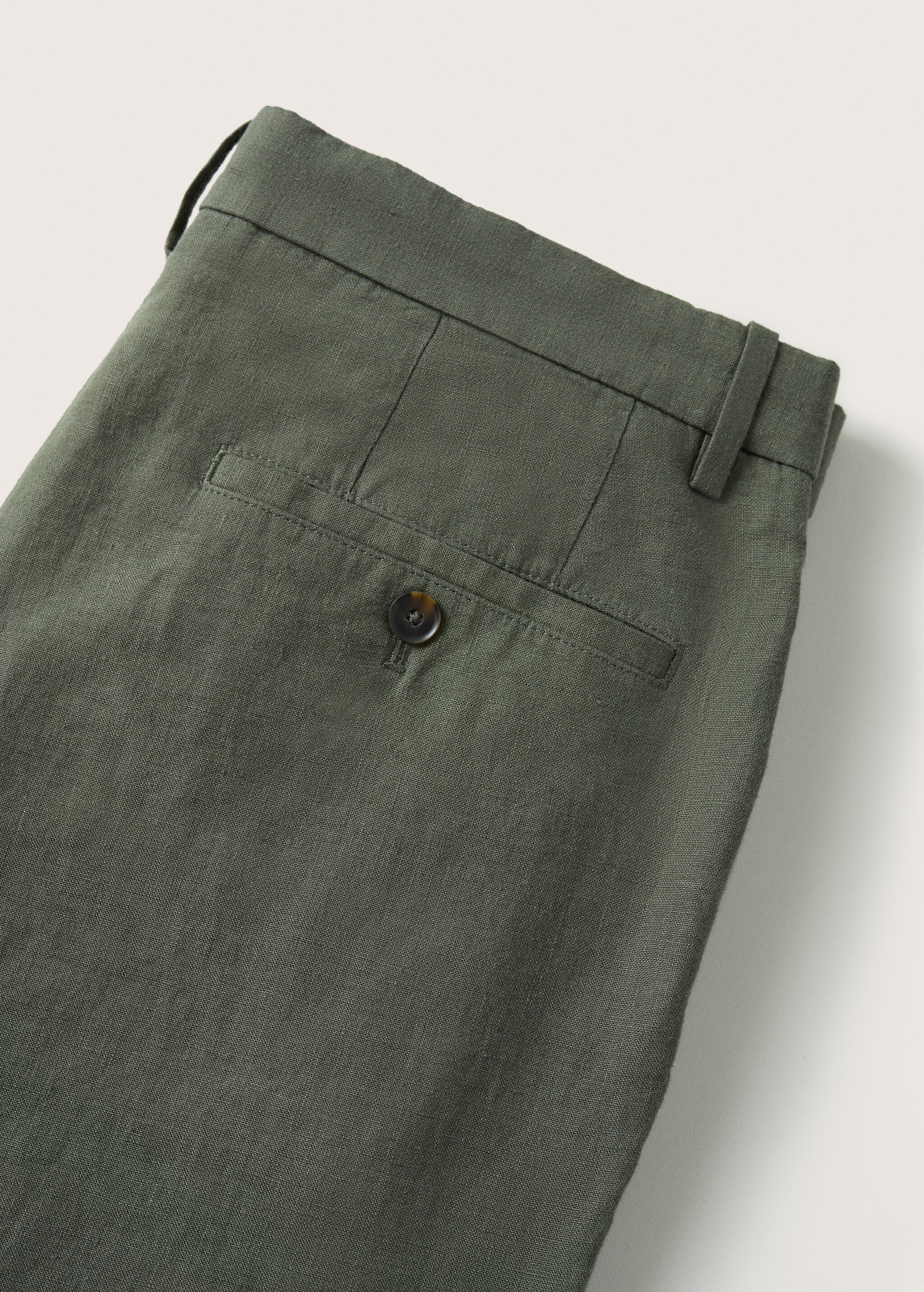 Pantalón lino slim fit - Detalle del artículo 8