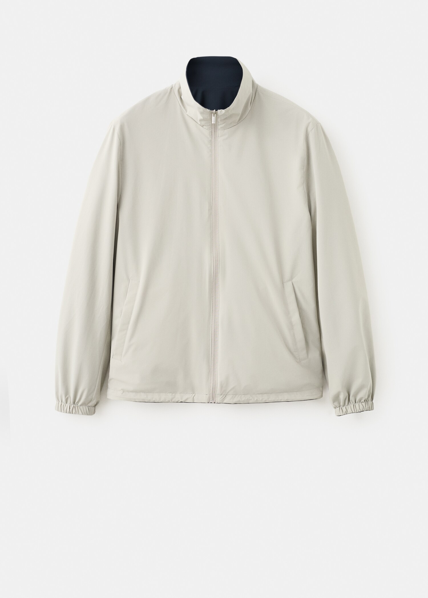 Reversible quilted water-repellent reversible jacket - Details of the article 8