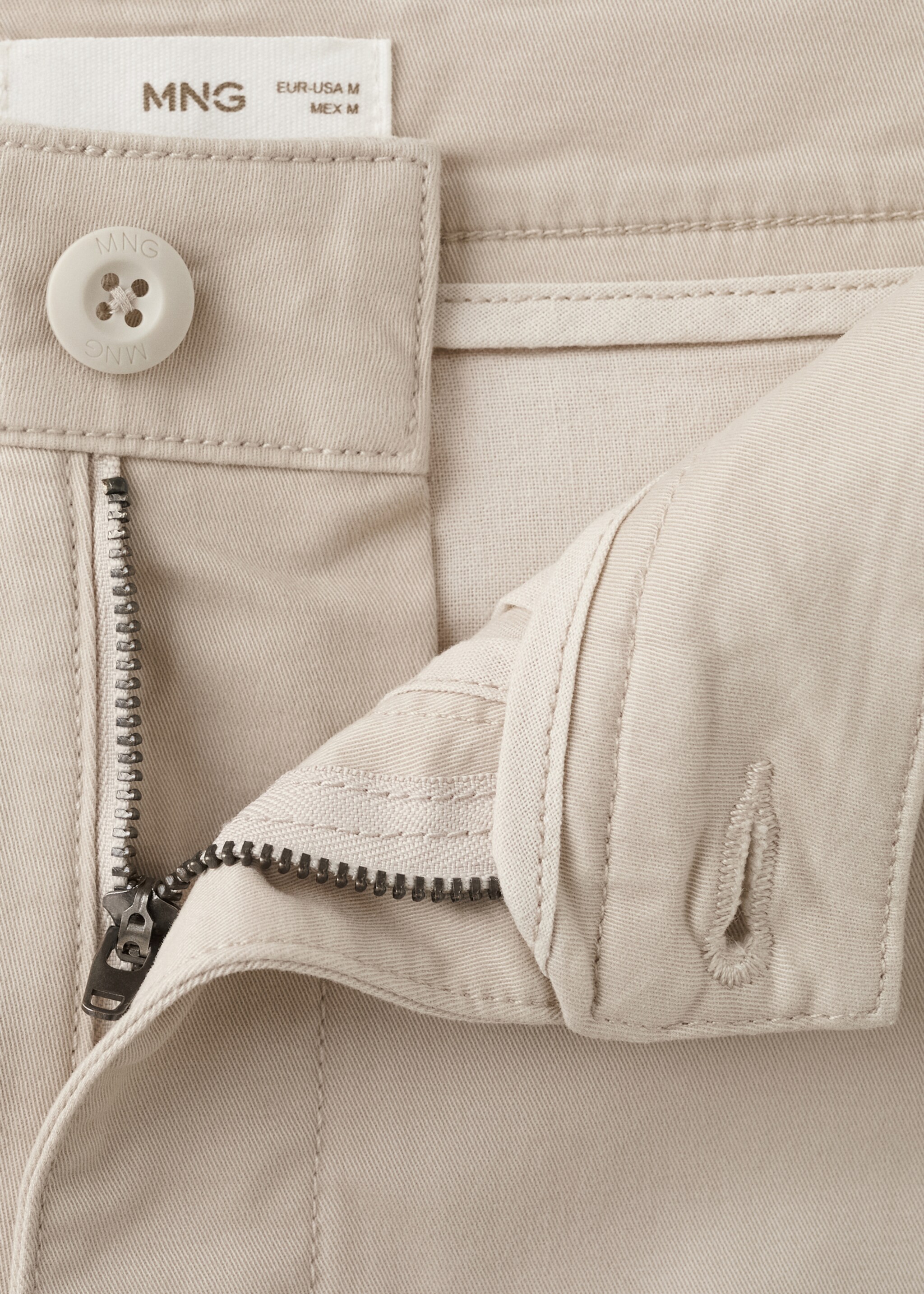 Cotton Bermuda shorts - Details of the article 8, Ice Grey. Ref: 27005940-00.
