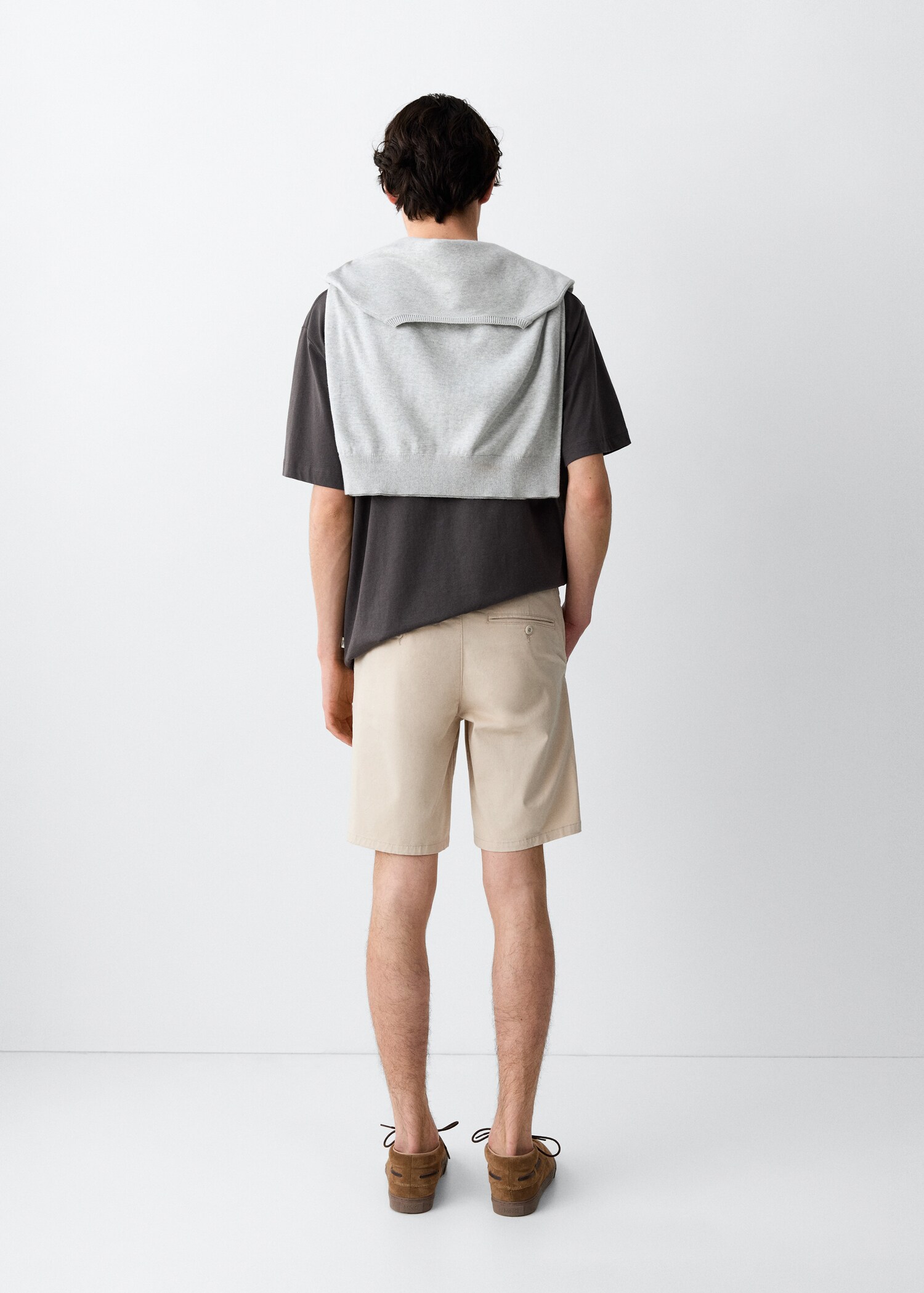 Cotton Bermuda shorts - Reverse of the article