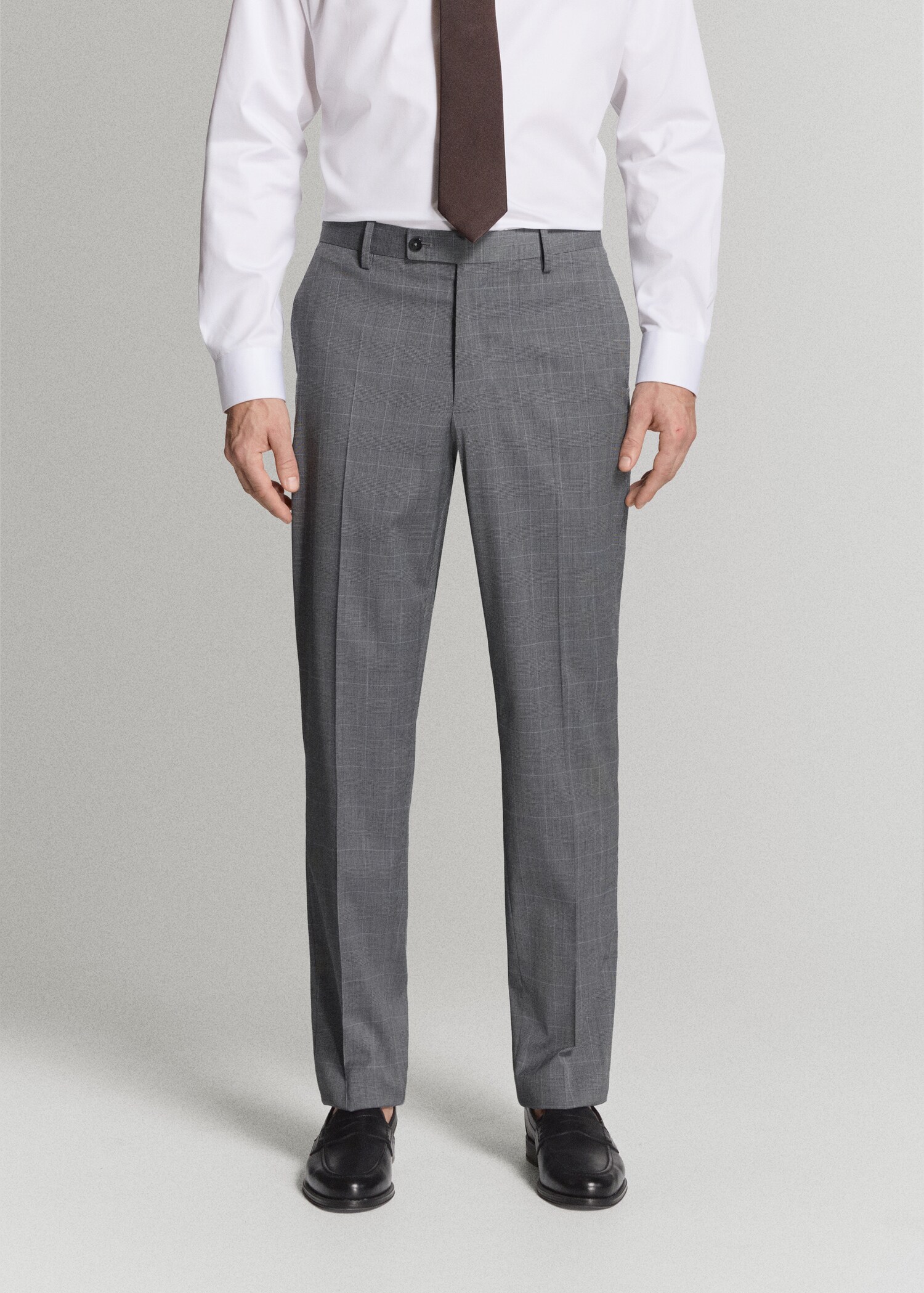 London regular-fit trousers - Medium plane