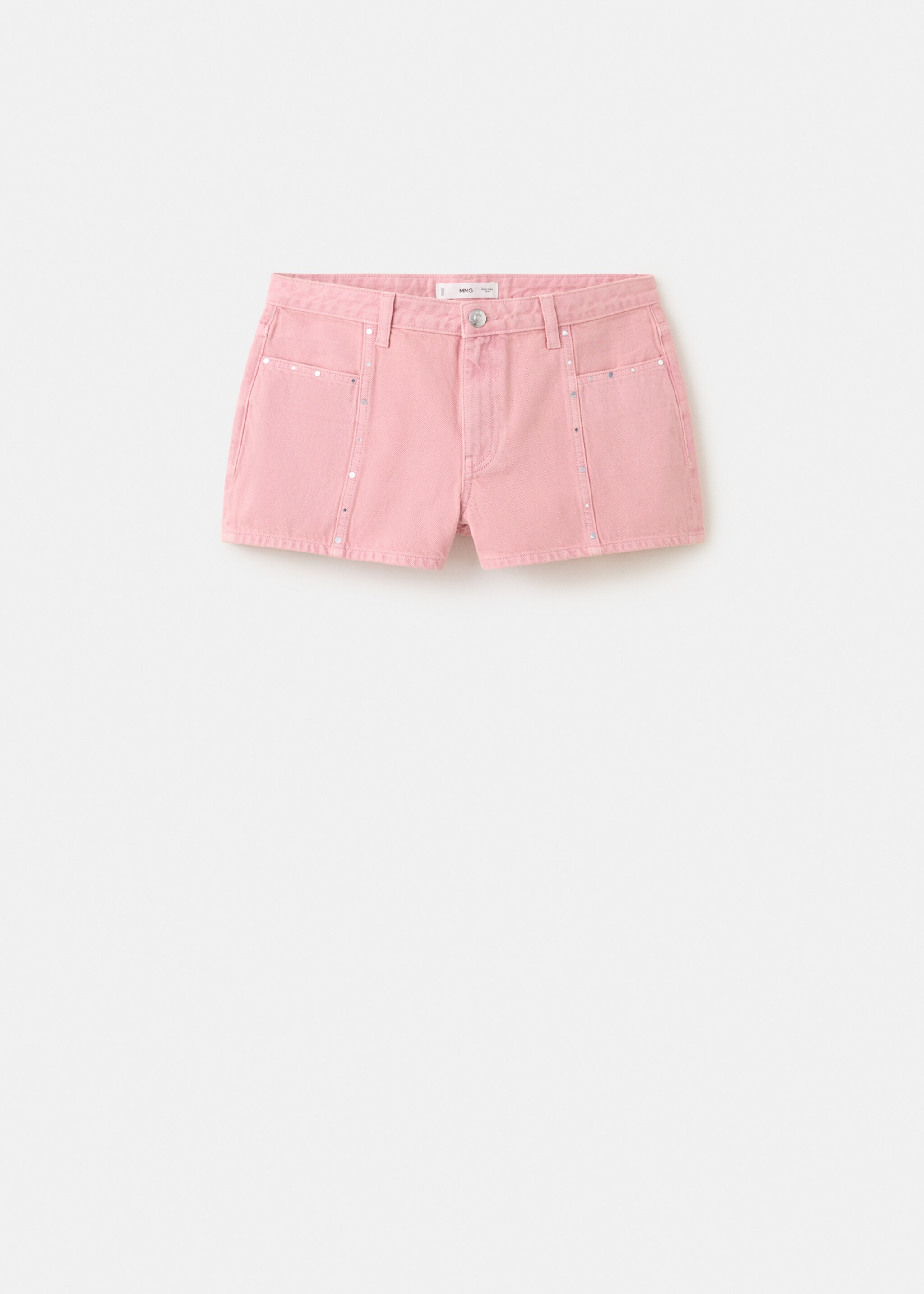 Shorts vaqueros tachas - Article sense model, Rosa. Ref: 27005945-00.