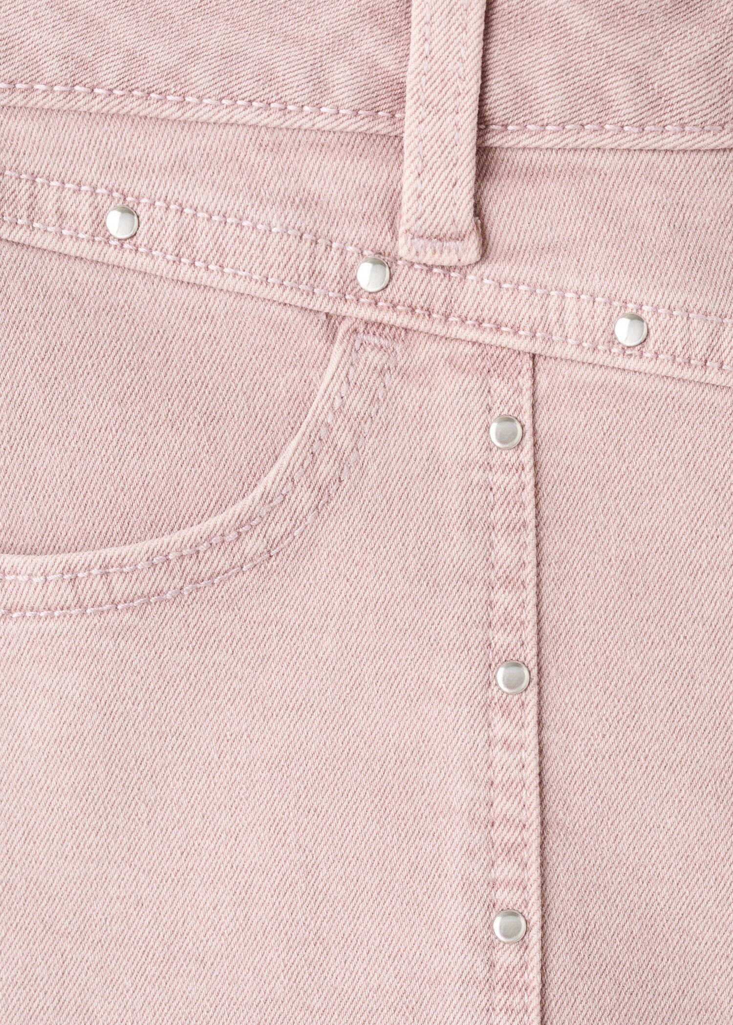 Studded denim shorts - Details of the article 8