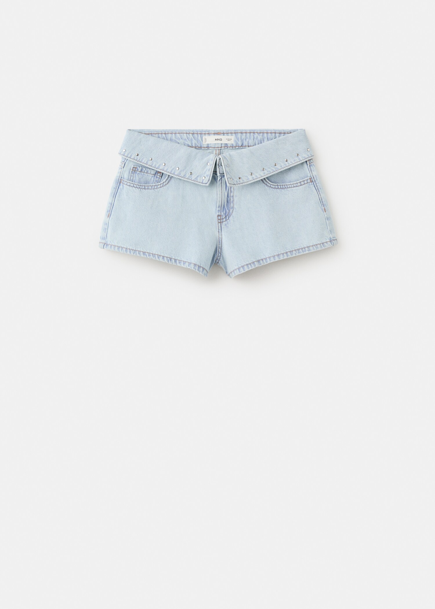 Mini shorts vuelta tachas - Artículo sin modelo