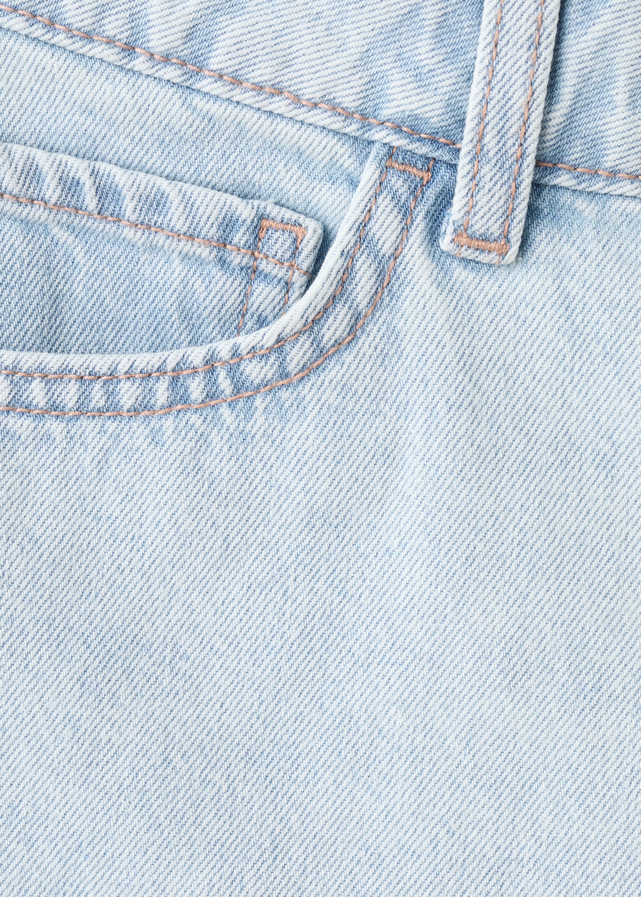 Gerade Jeans-Shorts - Detail des Artikels 0, Hellblau. Ref: 27005965-00.