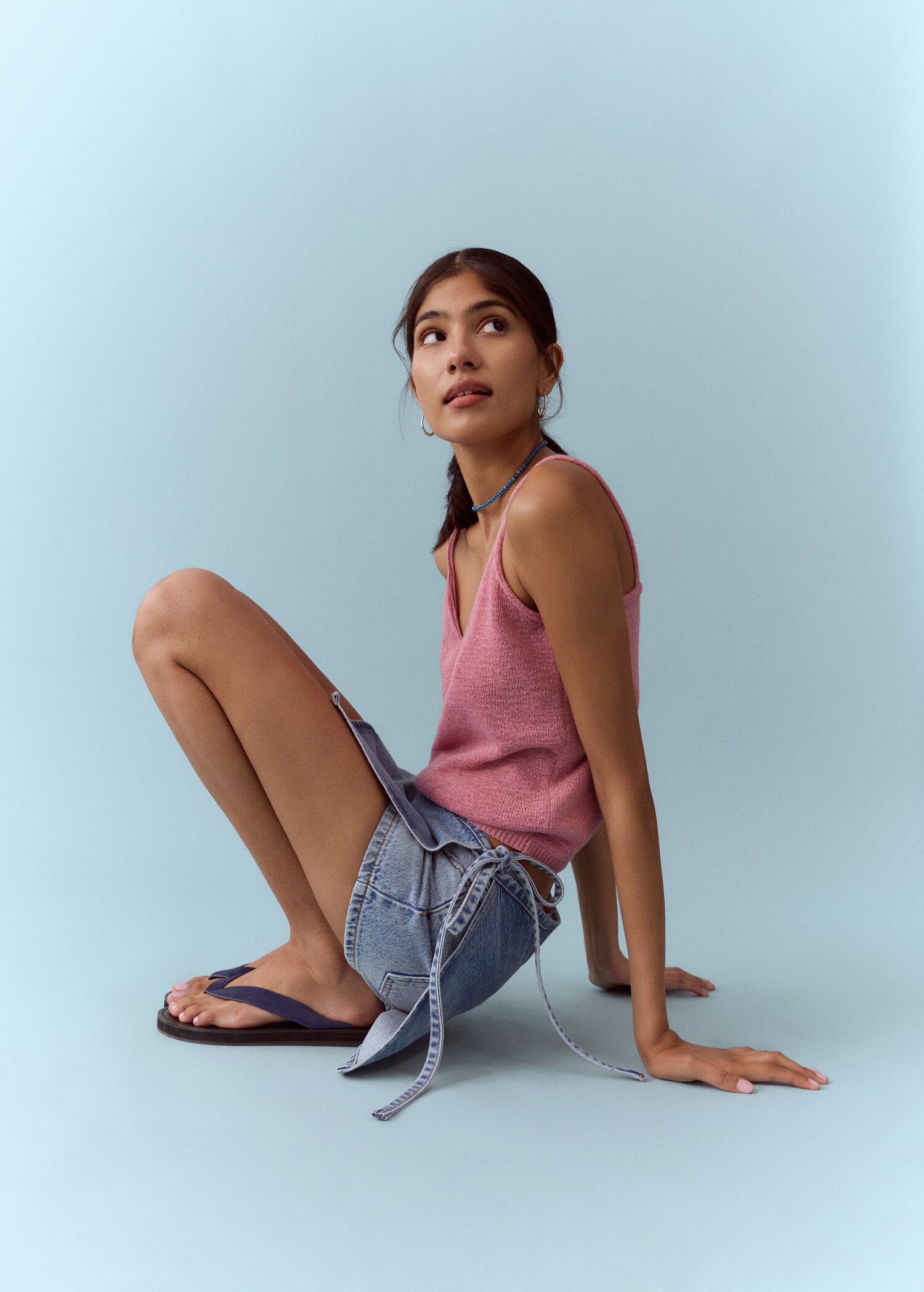 Shorts with detachable bow detail - Details of the article 2