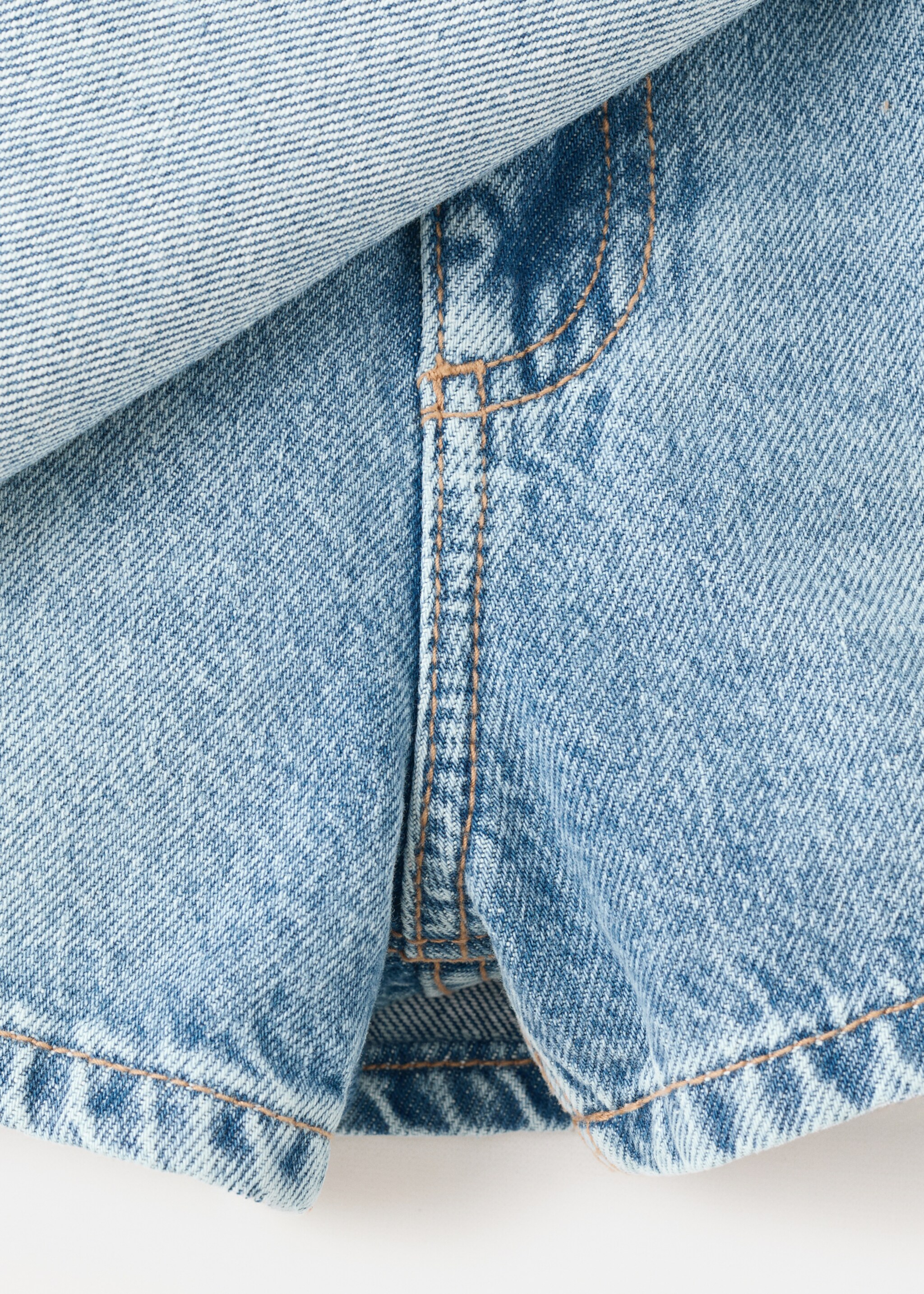 Shorts with detachable bow detail - Details of the article 8, Light Blue. Ref: 27005969-00.