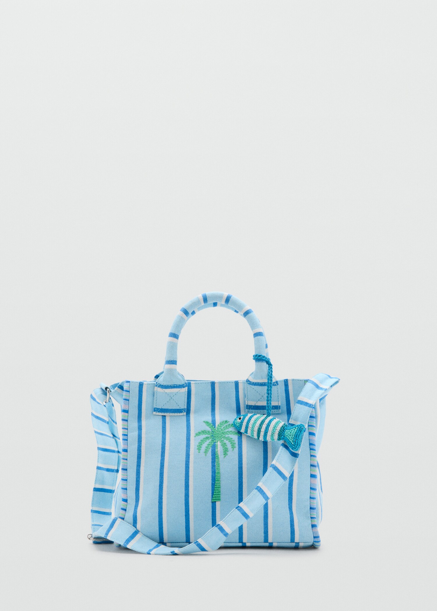 Square palm print bag - Article without model