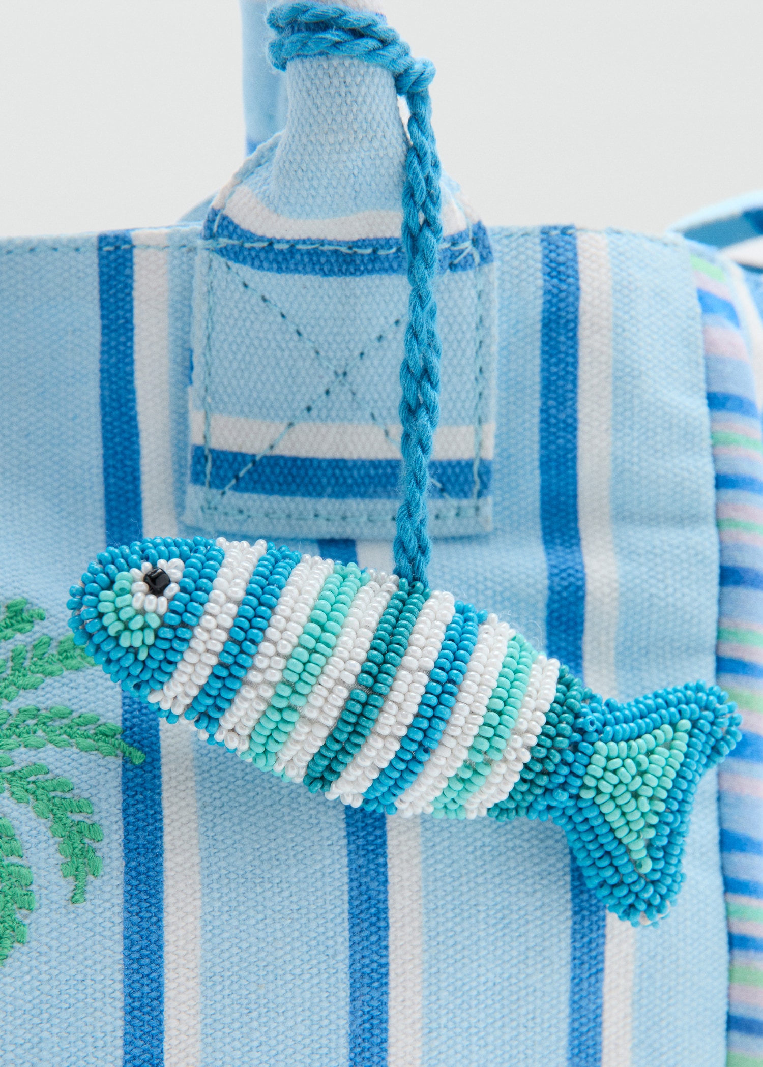 Square palm print bag - Details of the article 1