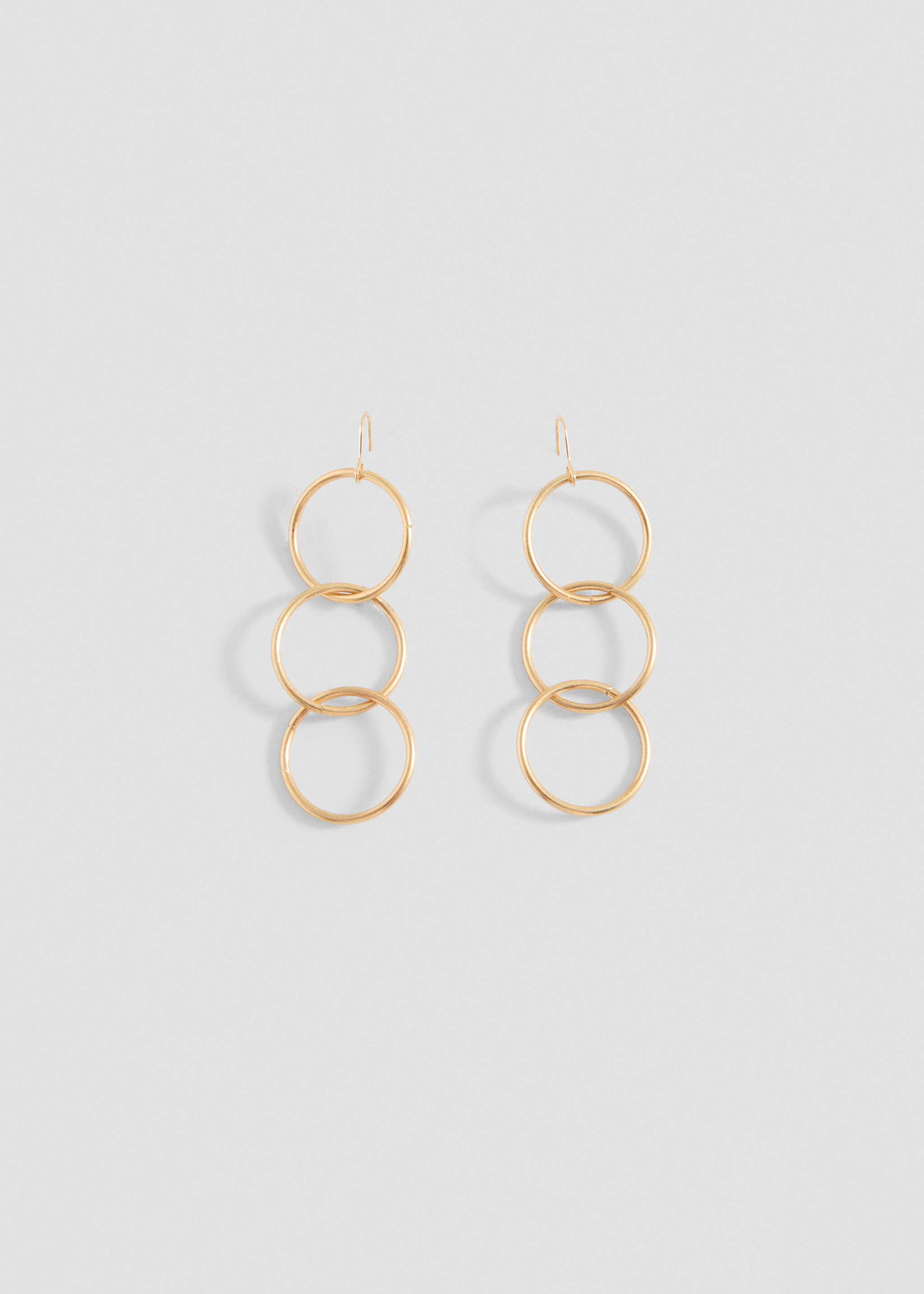 Intertwined hoop earrings - Article without model, Gold. Ref: 27005993-00.